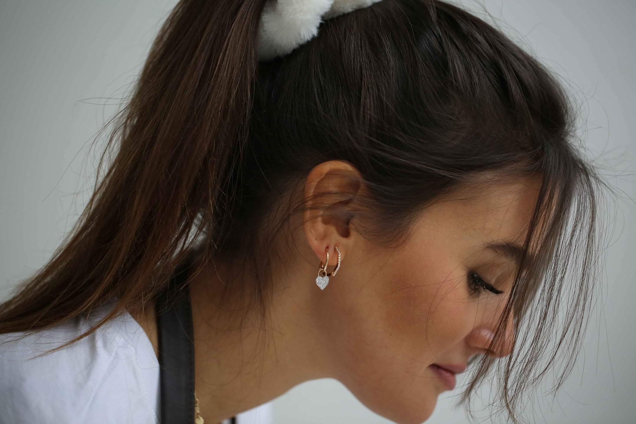 Mars Heart Earrings