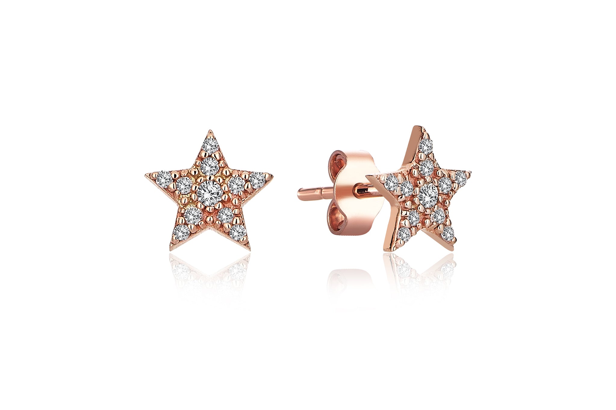 Studed Star Earrings
