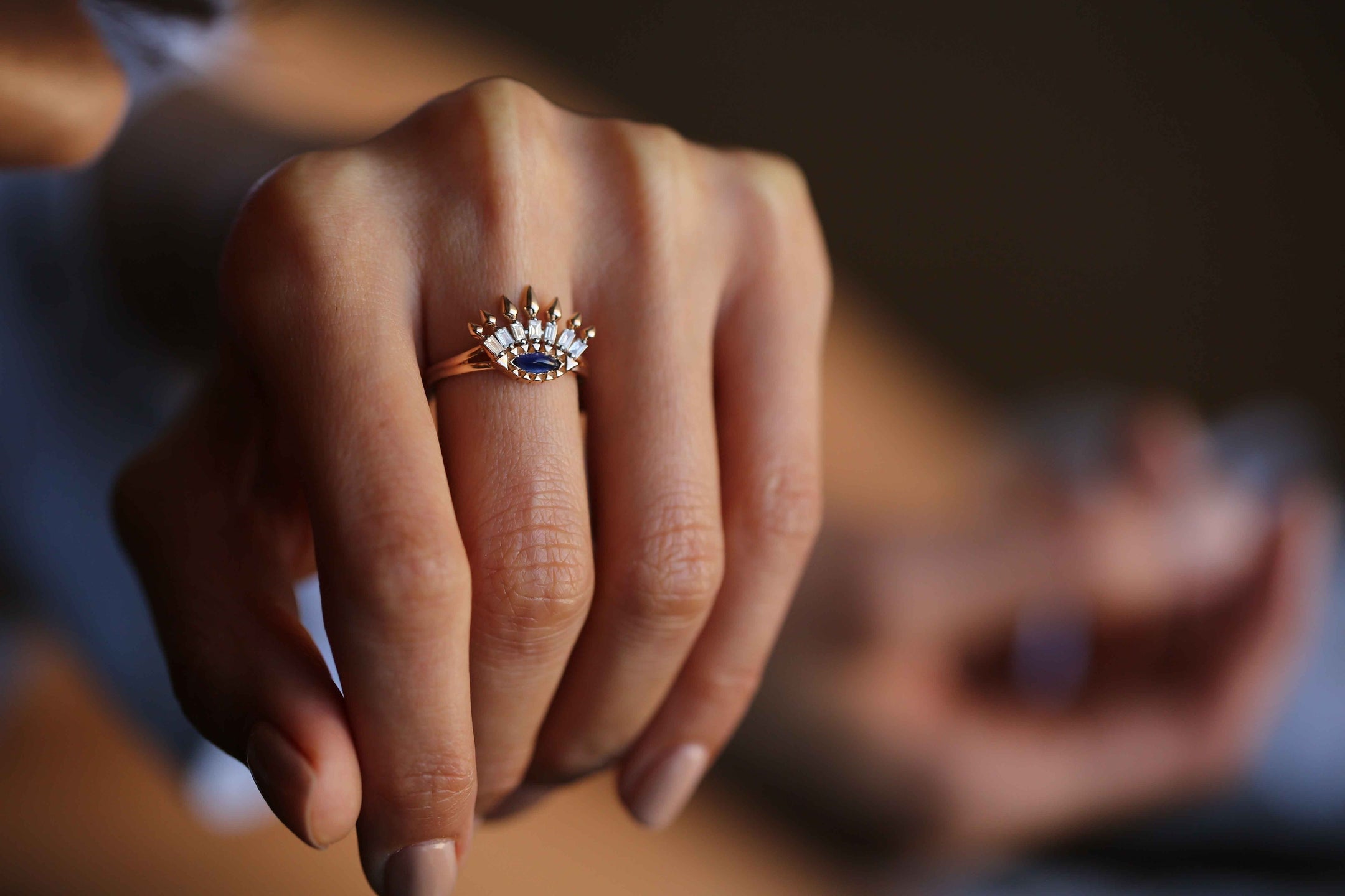 Blue Oyster Bar Ring