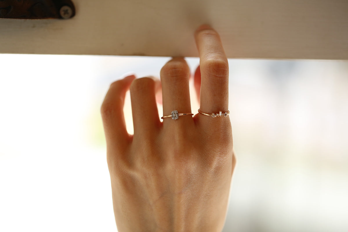 Baguette Wire Ring