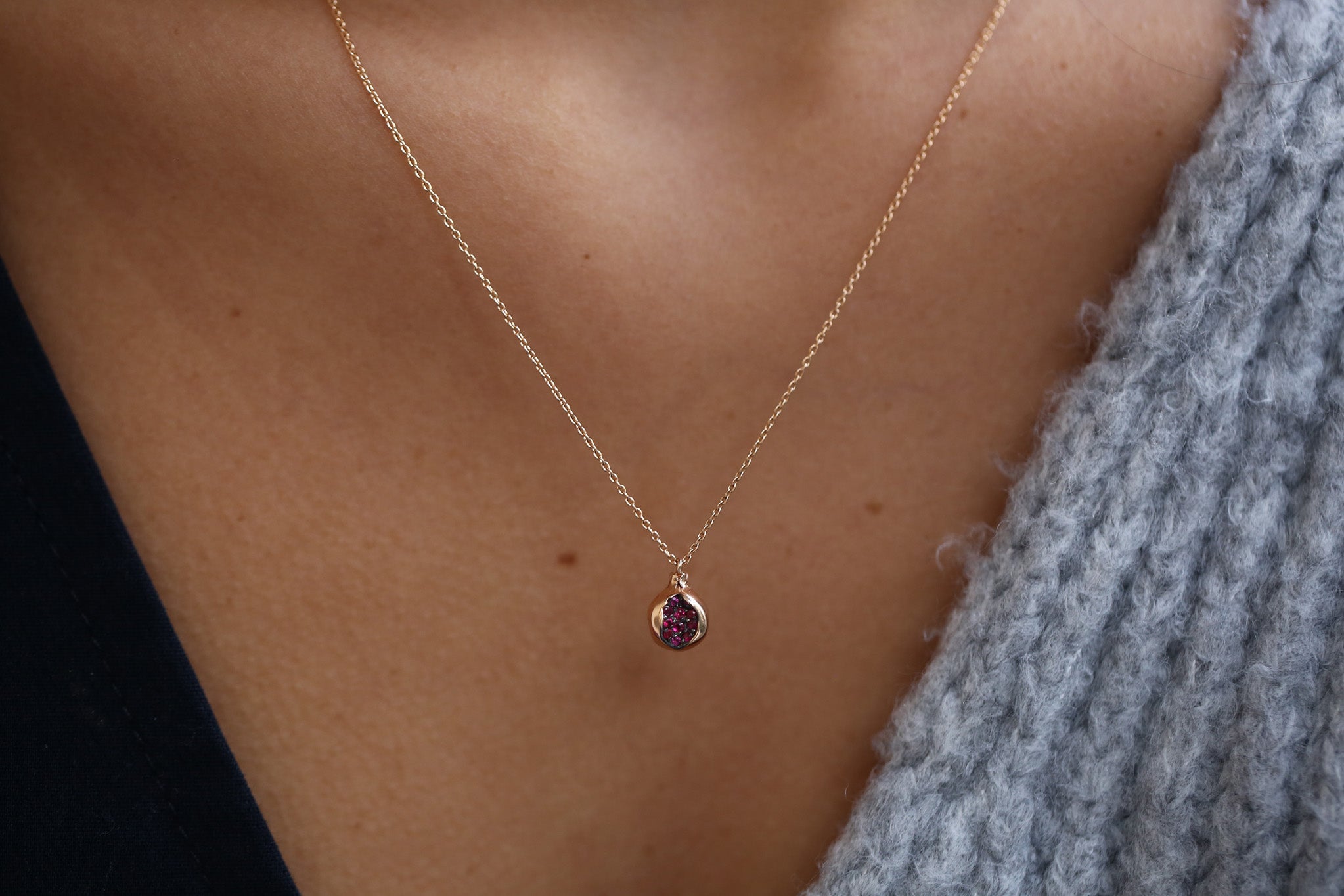 Pomegranate Necklace