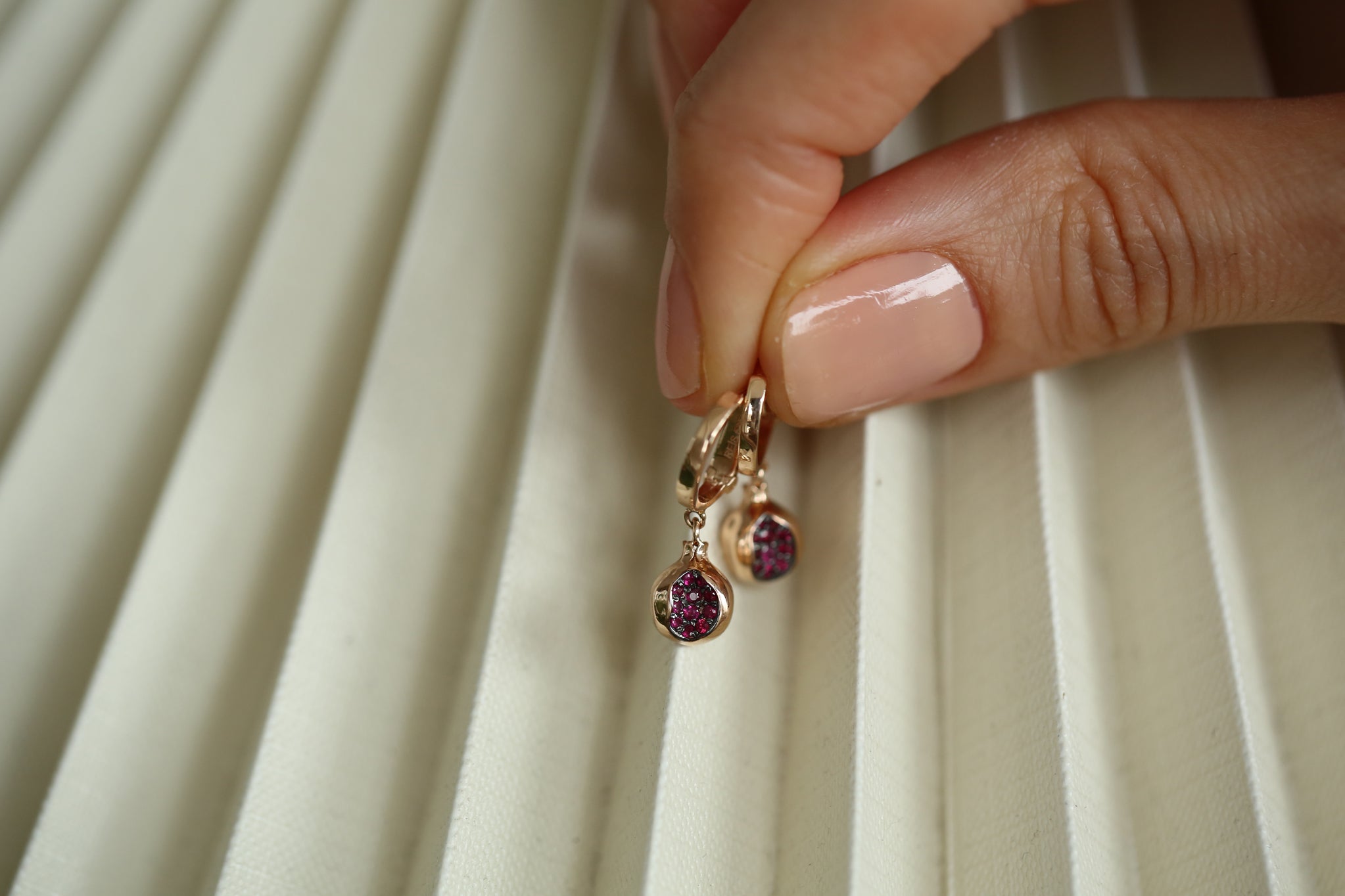 Pomegranate Earrings