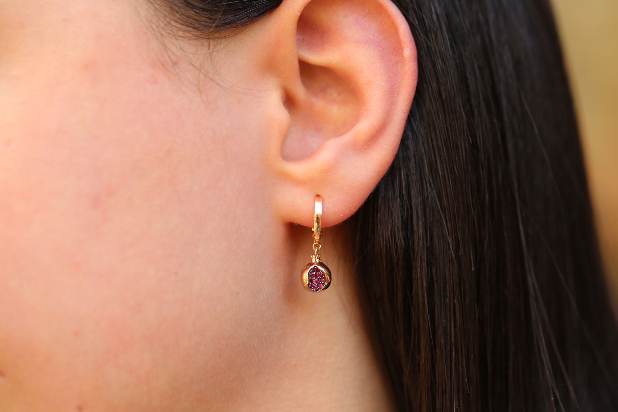 Pomegranate Earrings