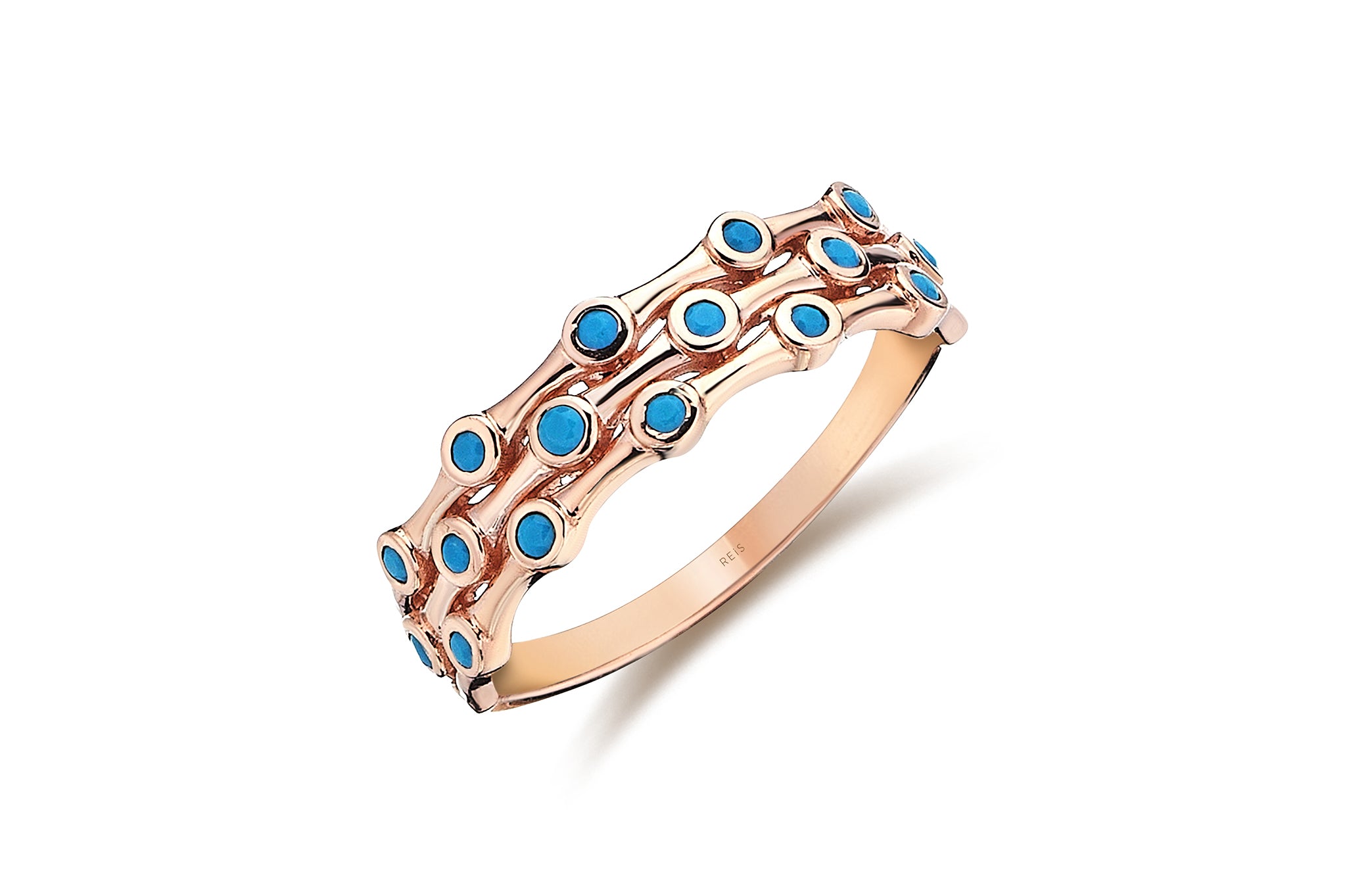 Triple Turquoise Ring