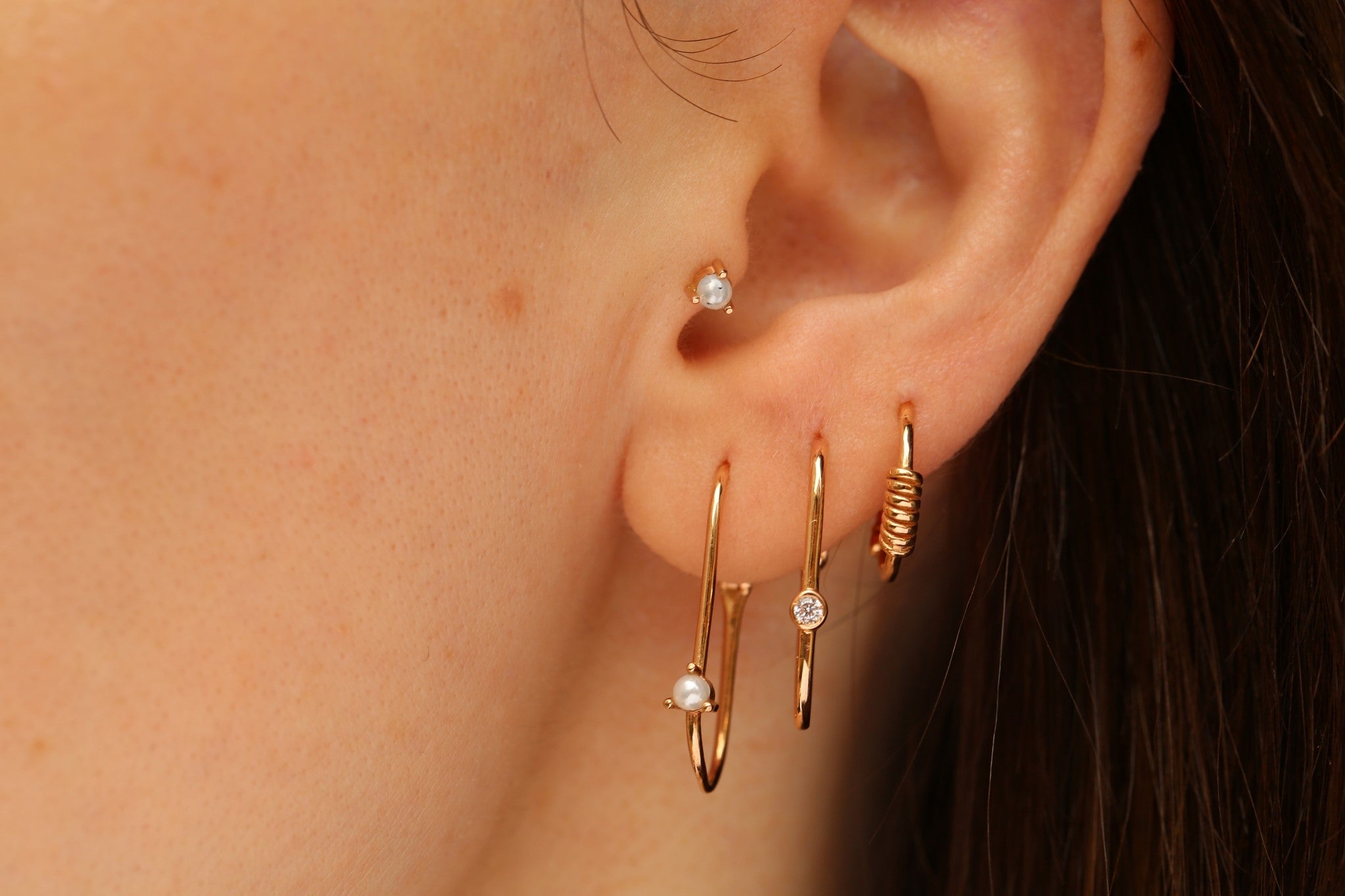 Single Pearl Piercing