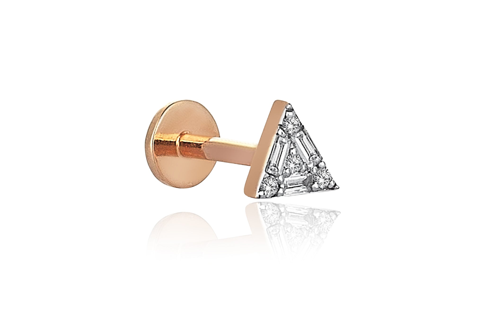 Ubuntu Triangle Baguette Piercing
