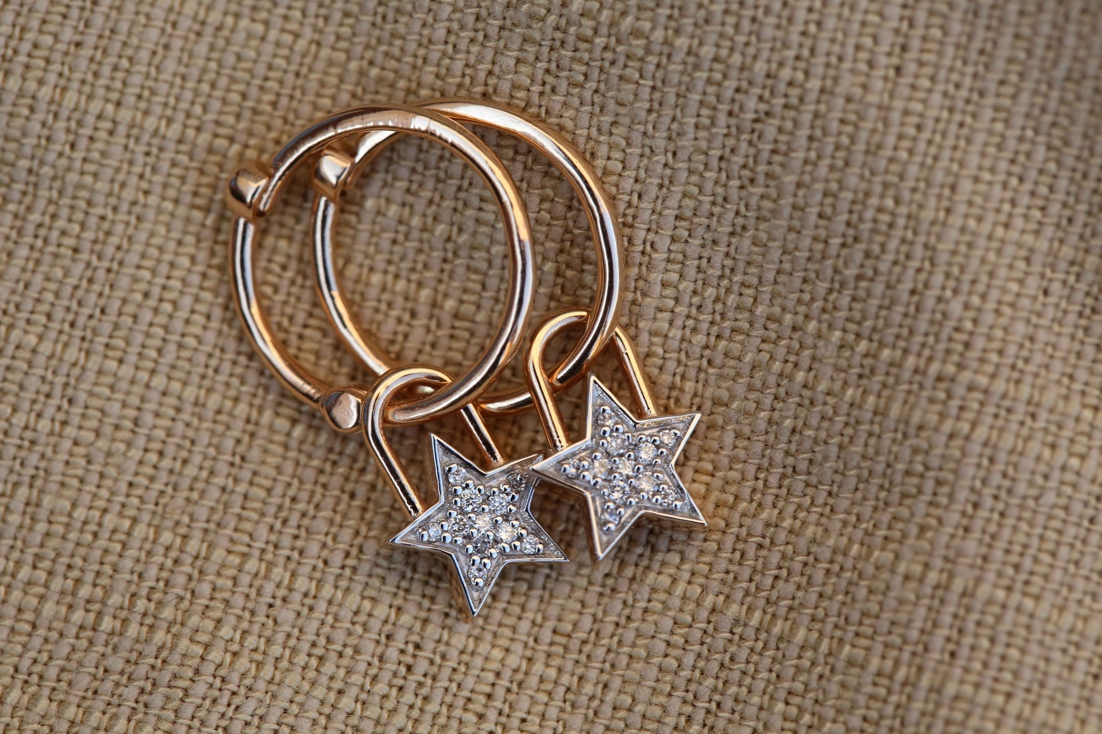 Mars Star Diamond Earring