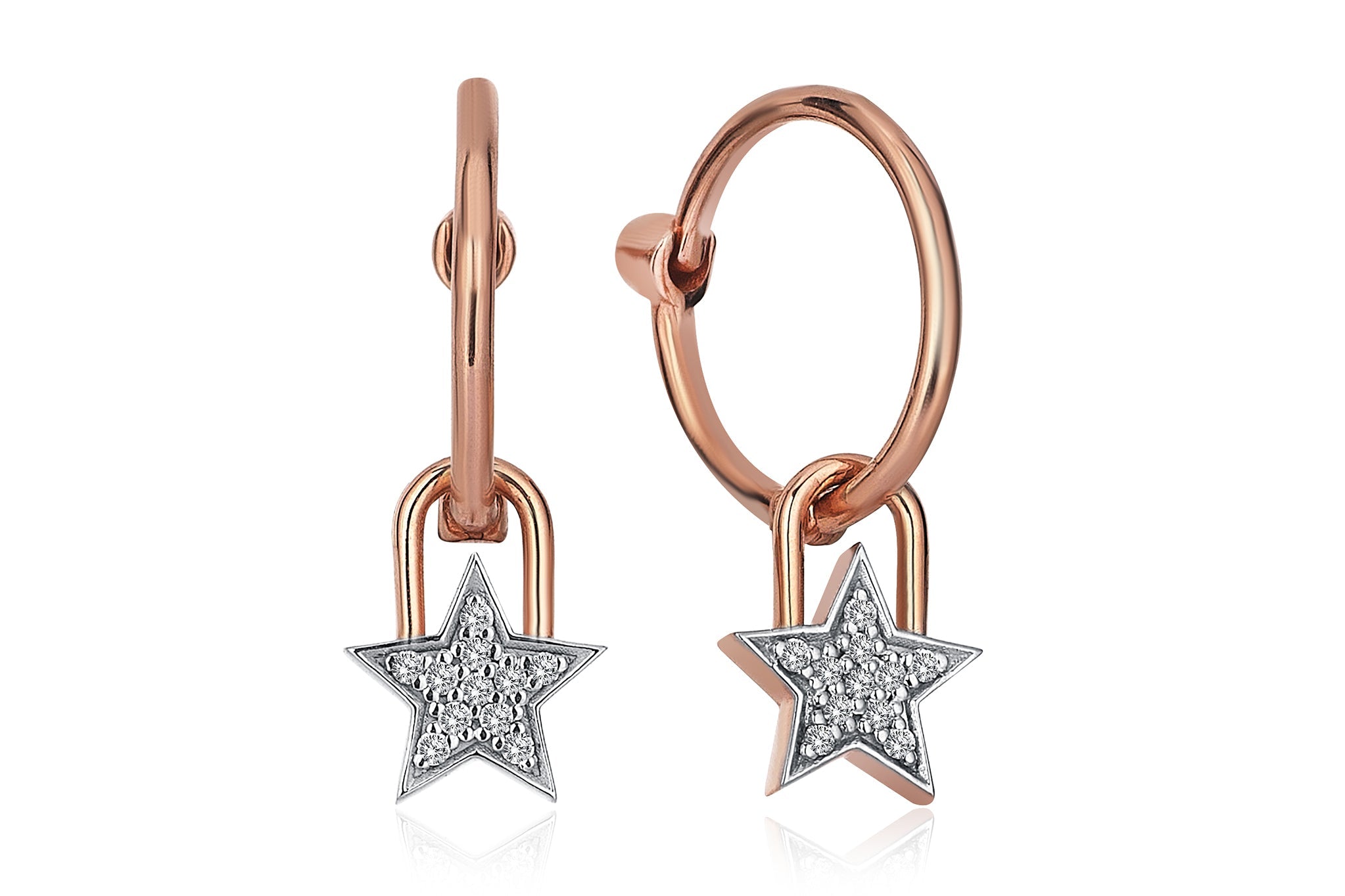 Mars Star Diamond Earring