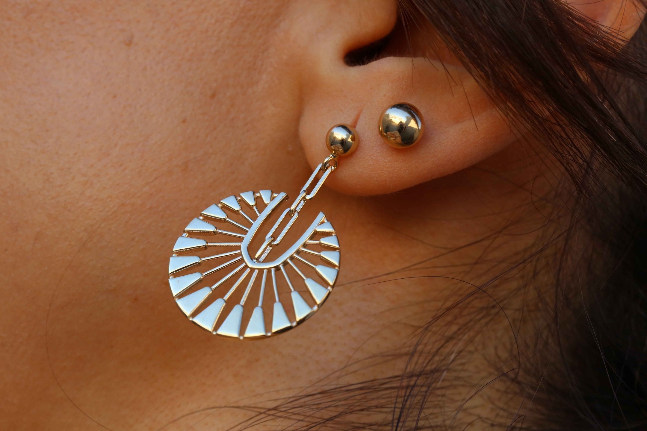 Ubuntu Round Earring