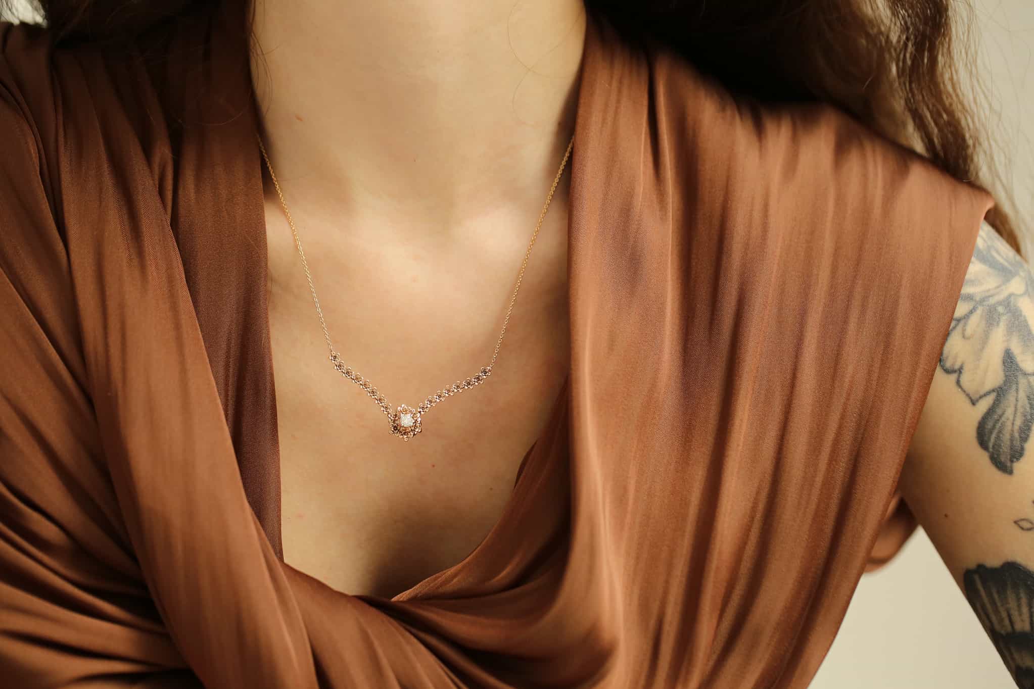 Gala Duo Diamond Necklace