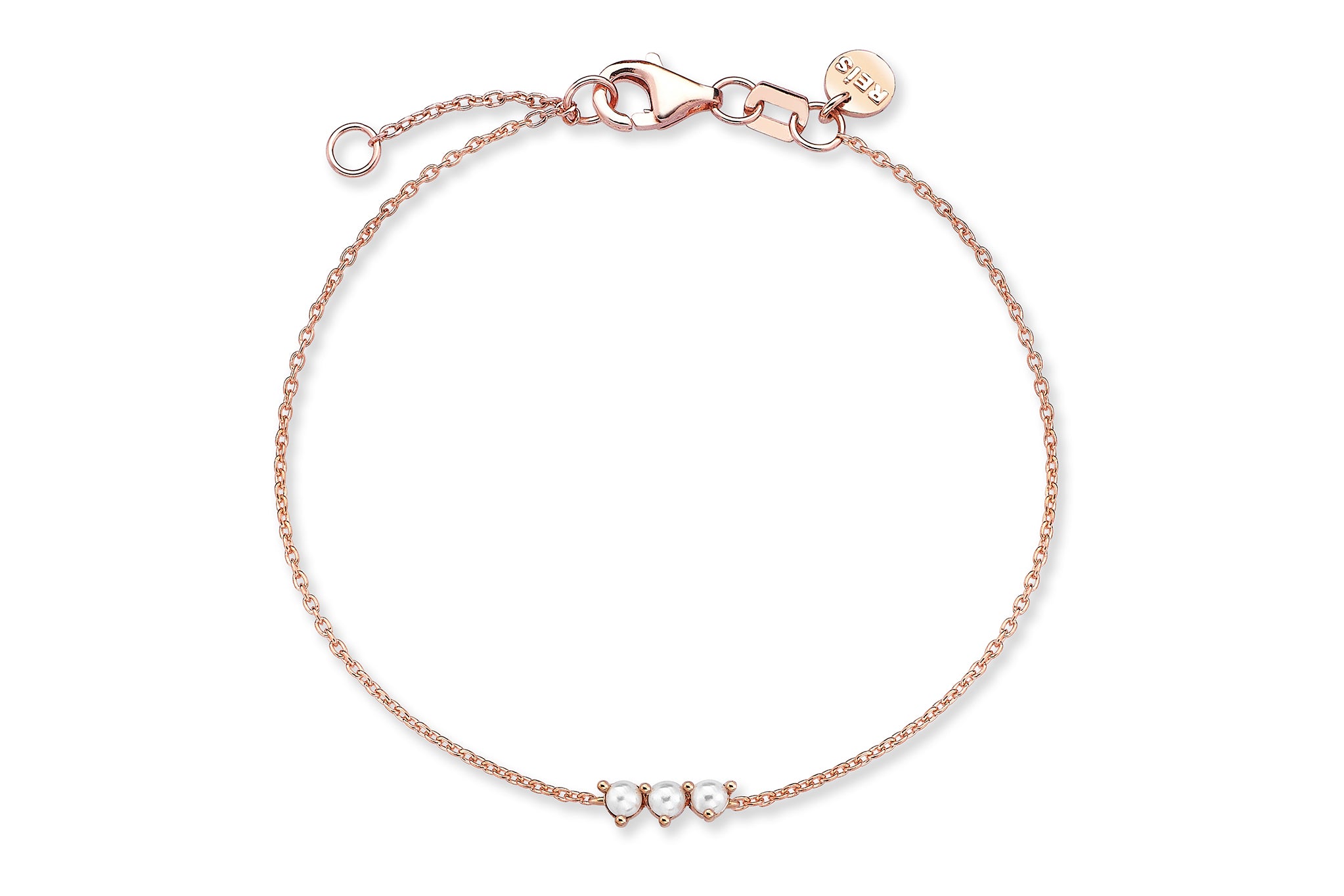 Three Row Pearl Bracelet
