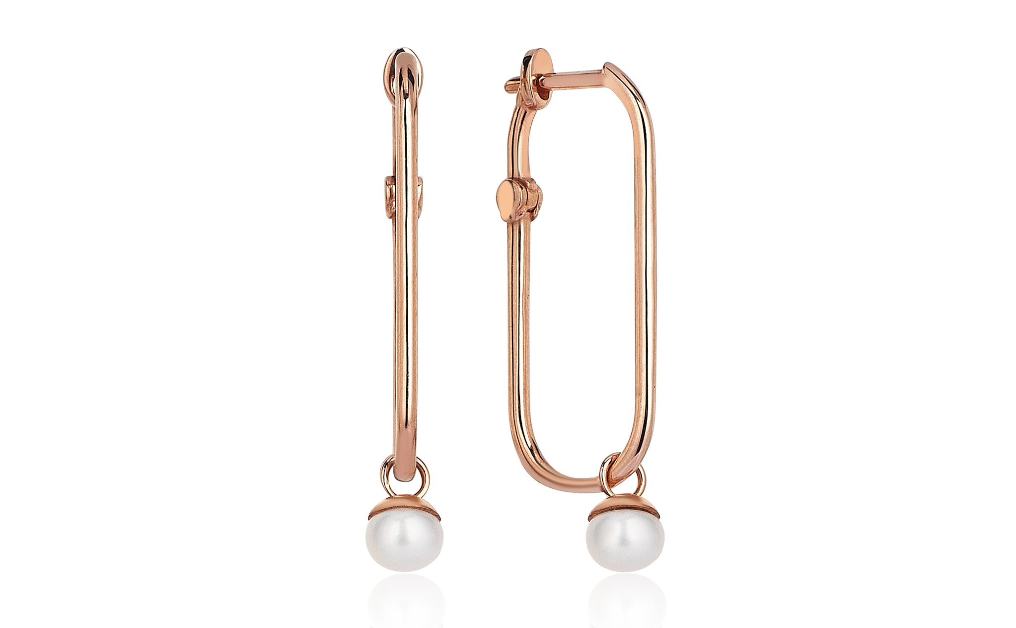 Pearl Line Earring