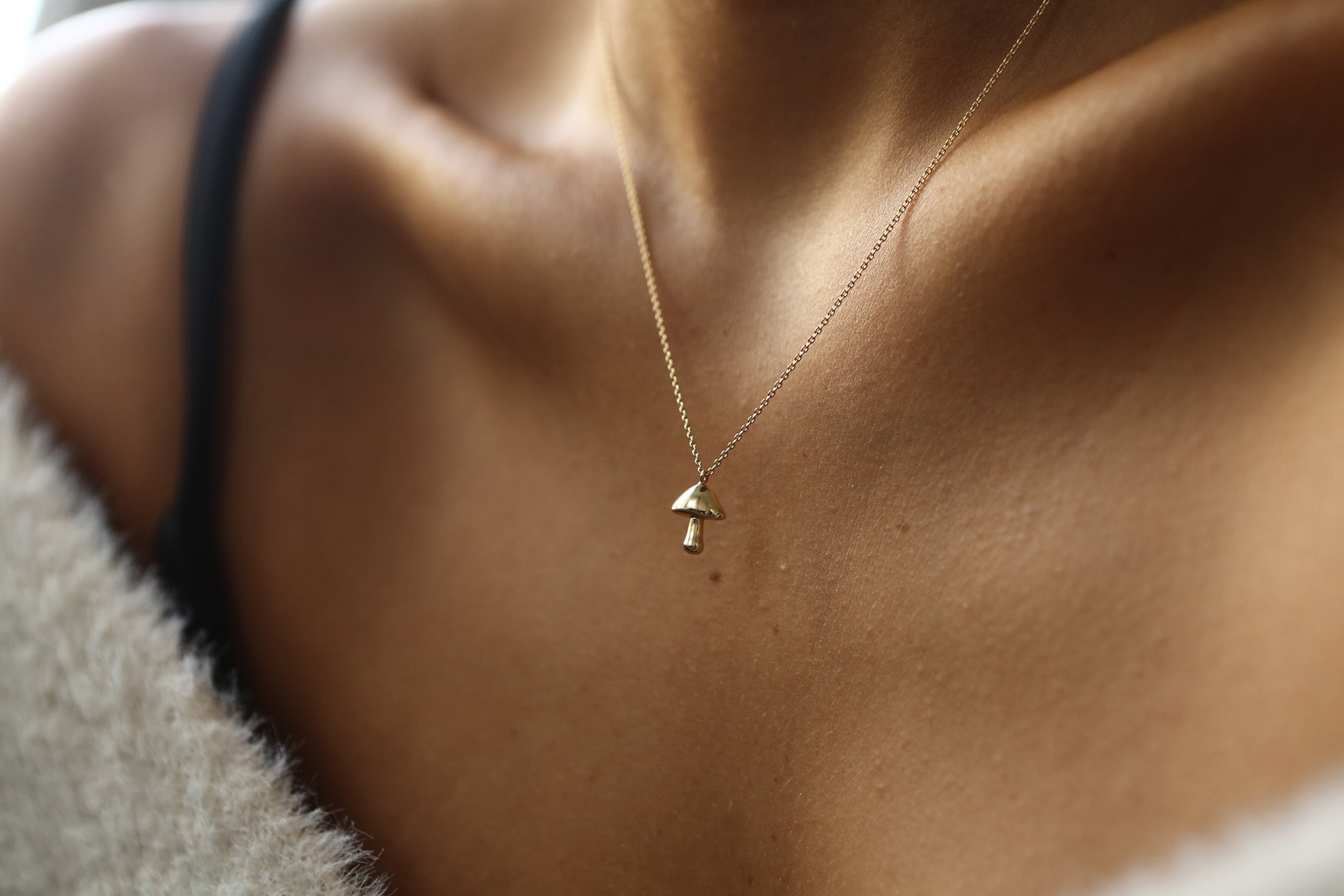 Mushroom Necklace