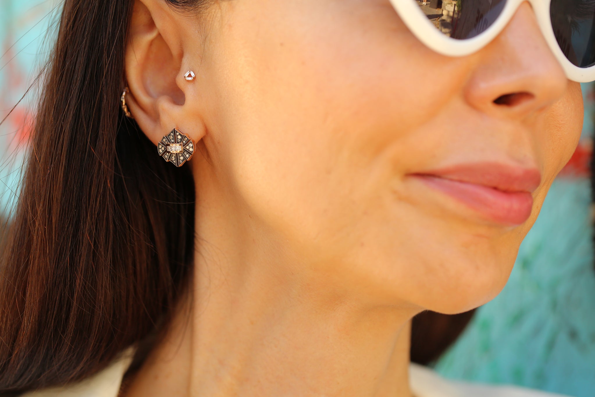 Gotham Grey Earrings