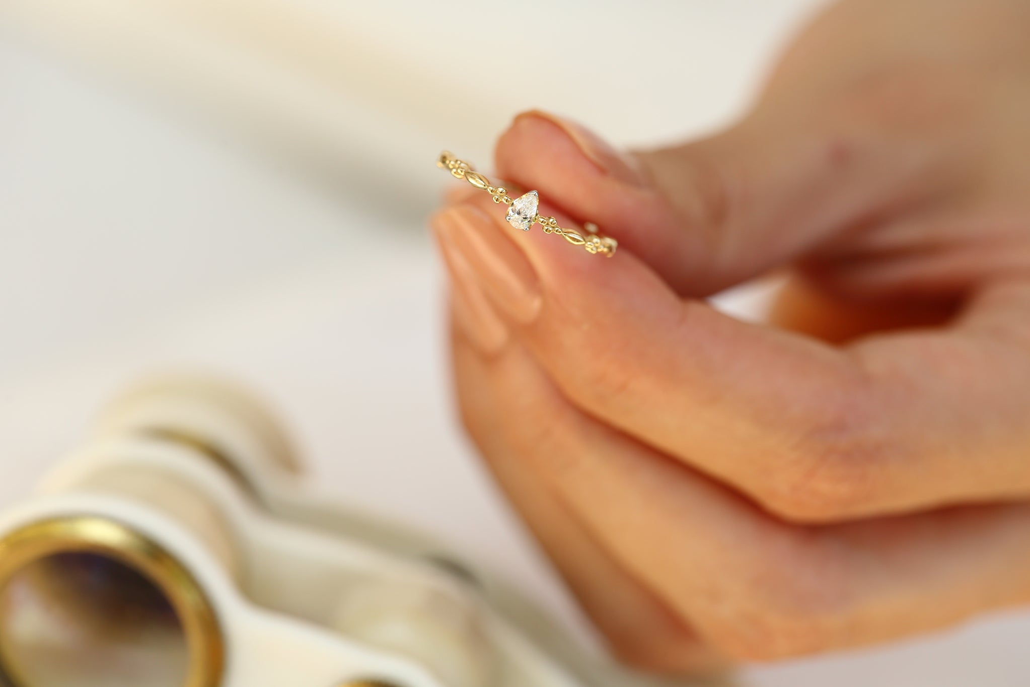 Retro Drop Ring