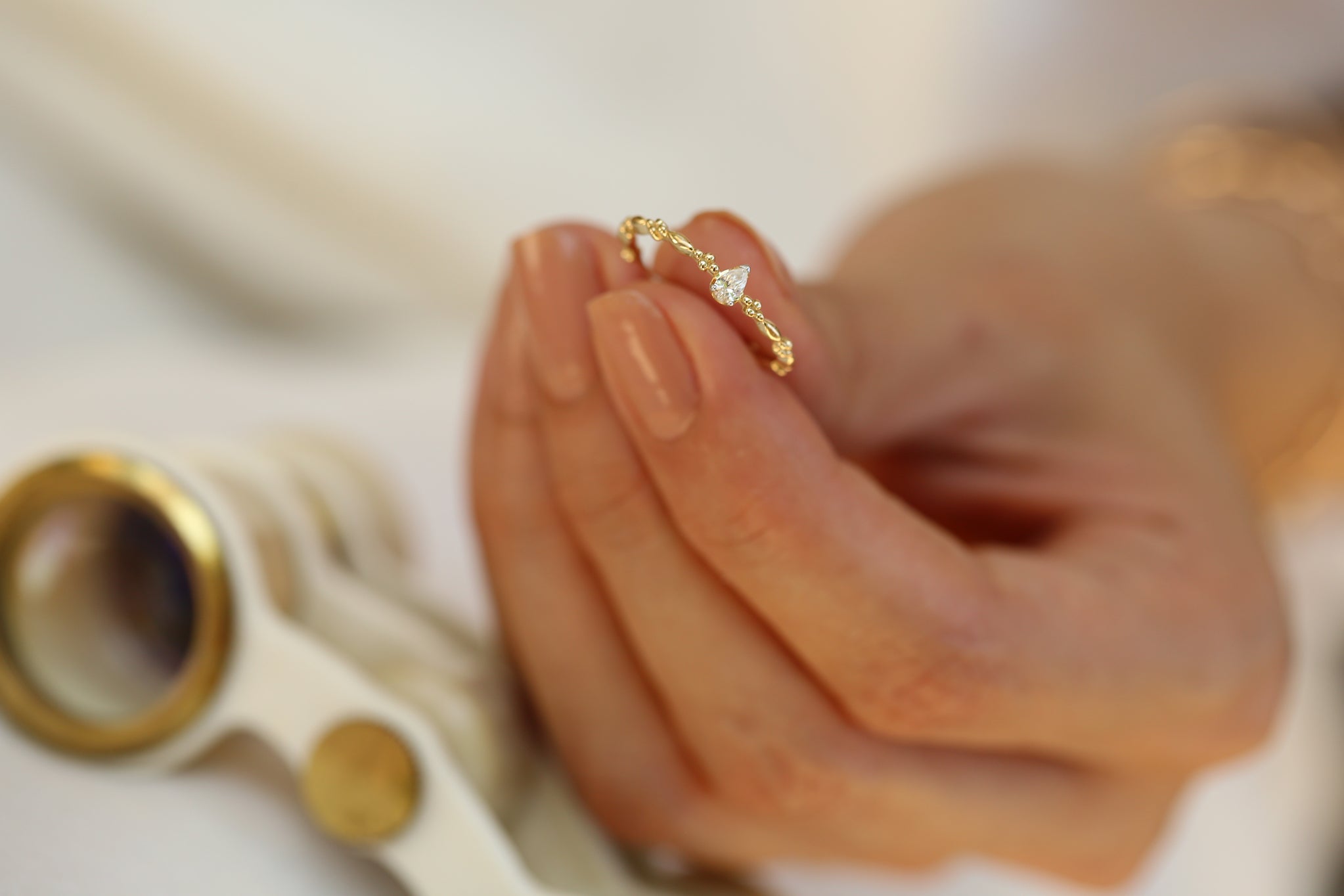 Retro Drop Ring
