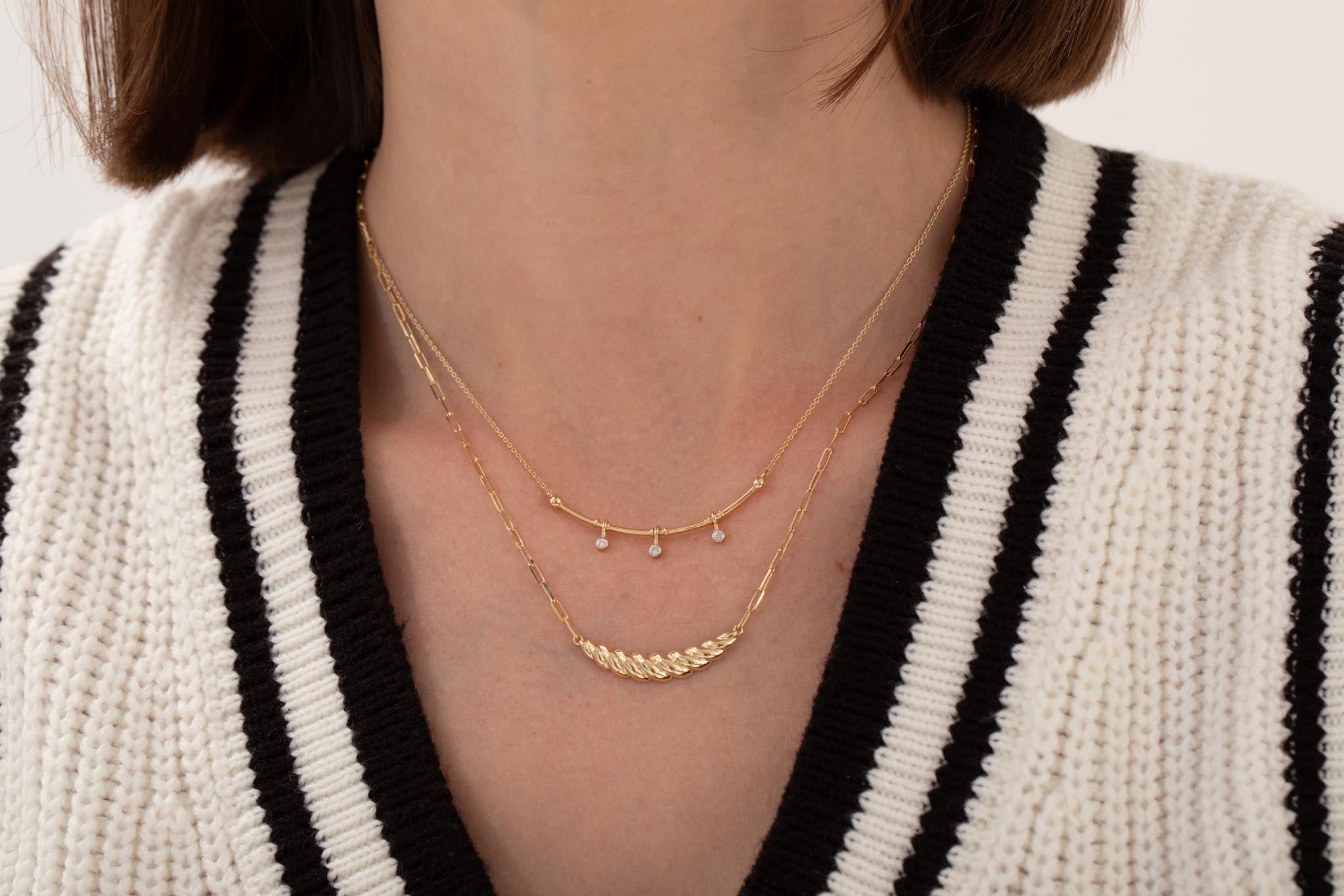 Trio Line Necklace