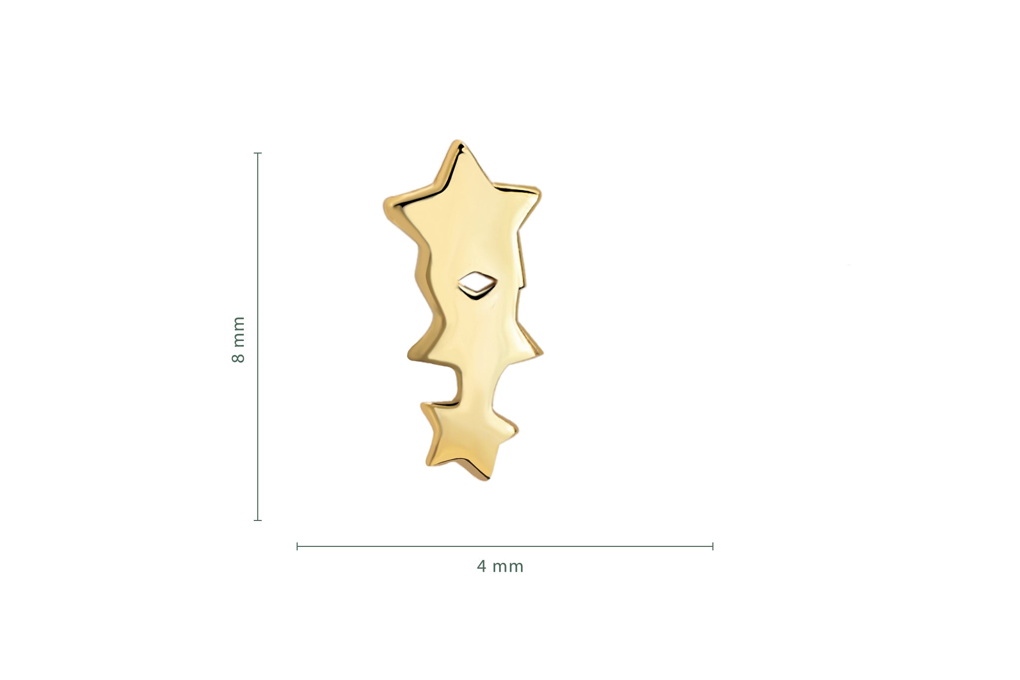 Row of Star Studs