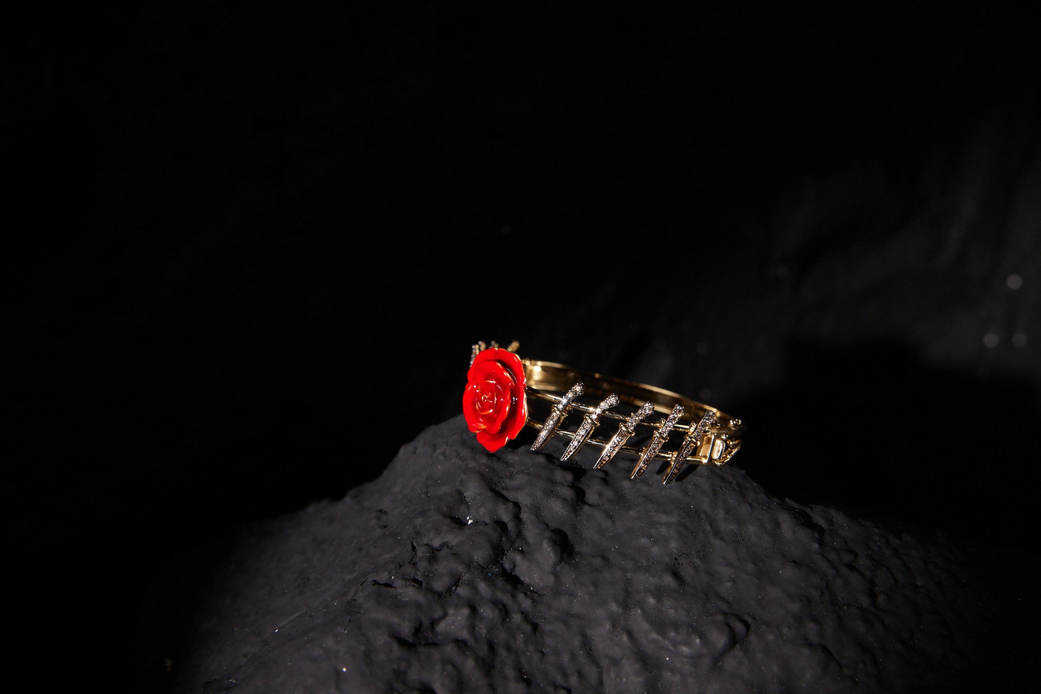 Knife and Rose Bangle