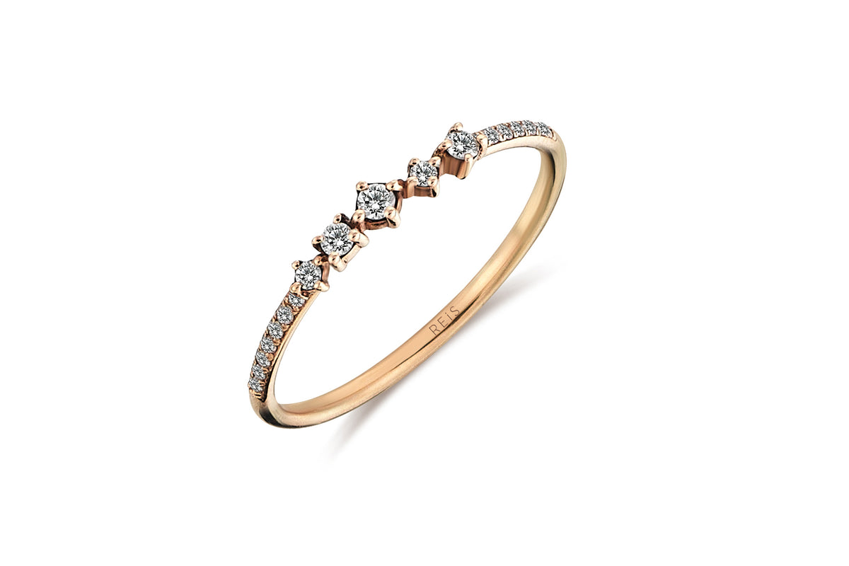 Mini Five Stone Ring