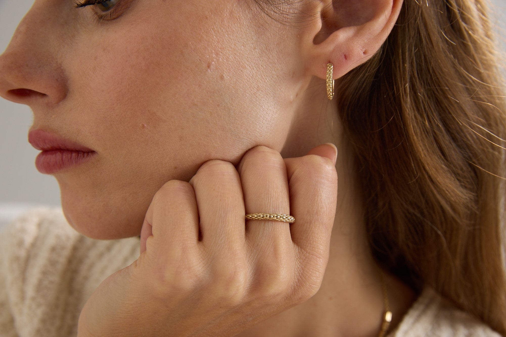 Straw Thin Earrings