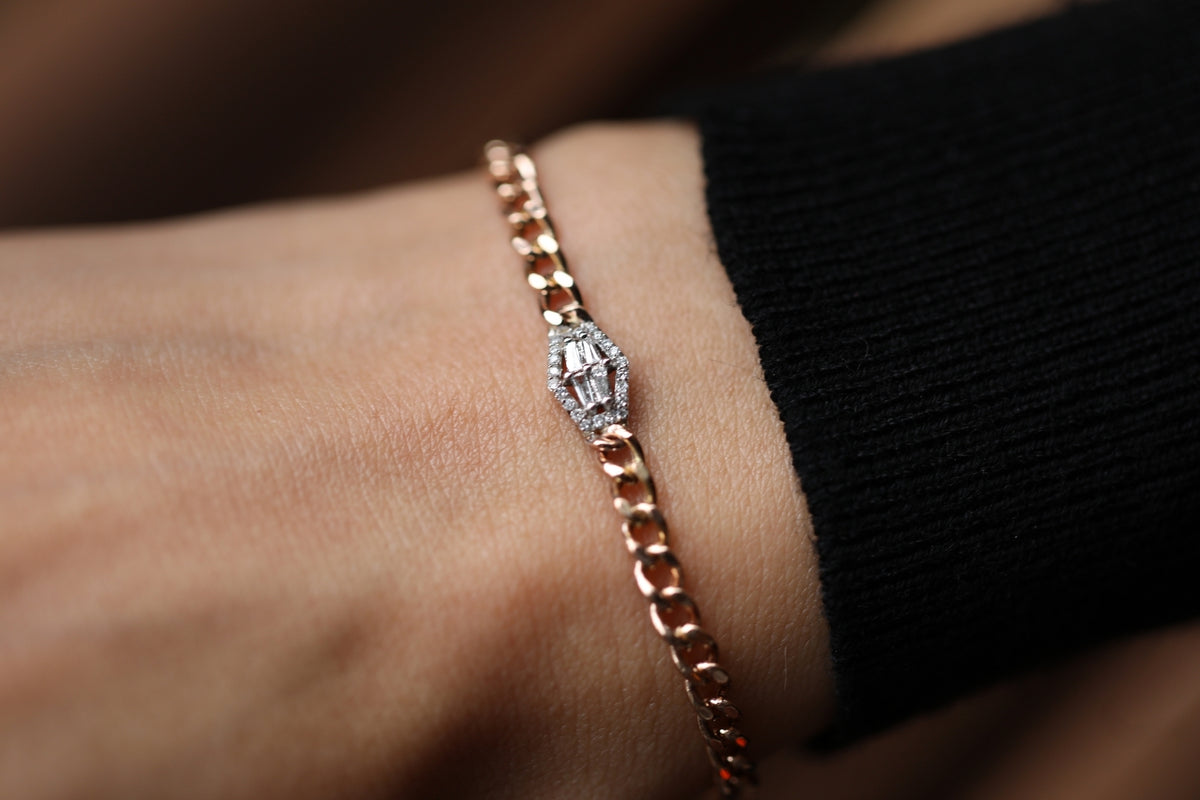 Pars Marquise Diamond Bracelet