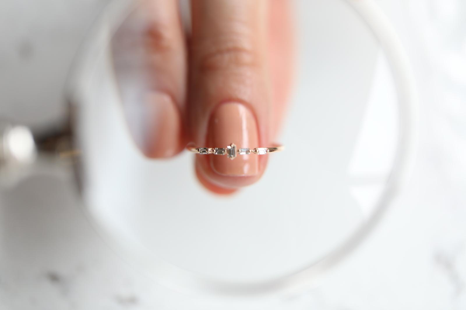 Row Baguette Ring