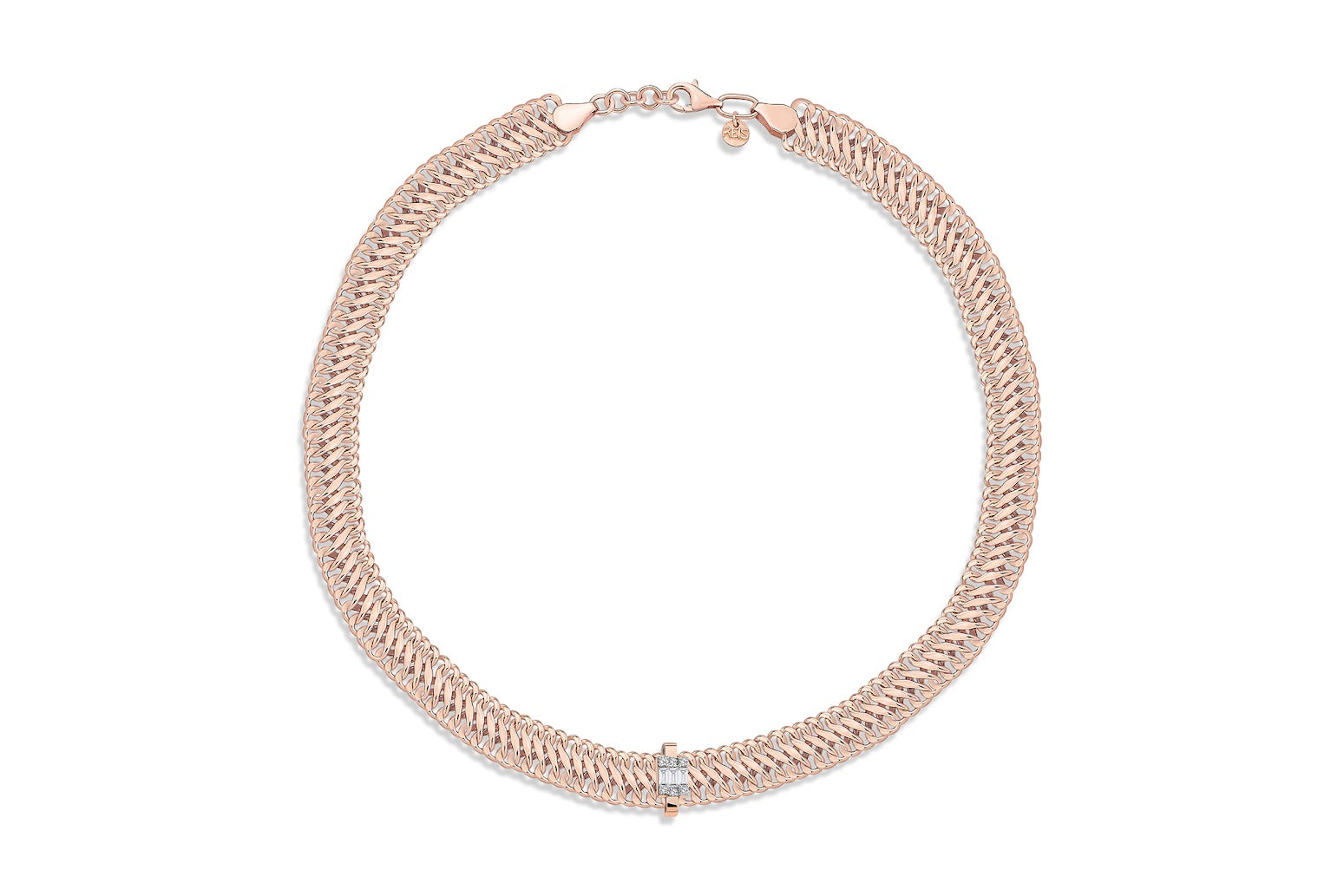 Baguette Diamond Choker