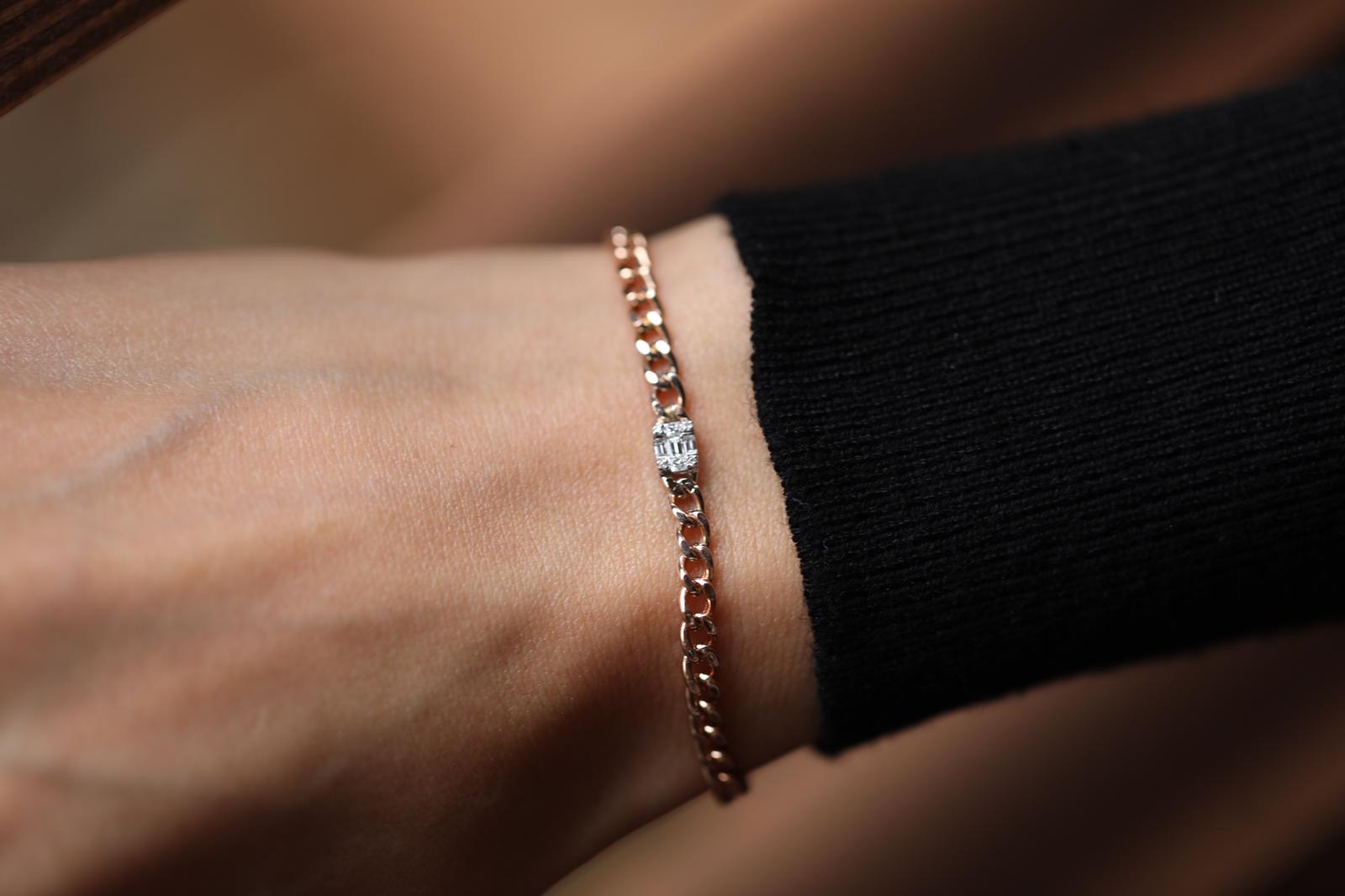 Tag Diamond Bracelet