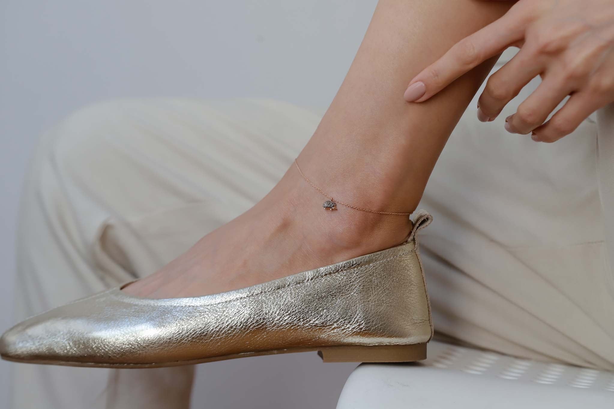 Hedgehog  Anklet