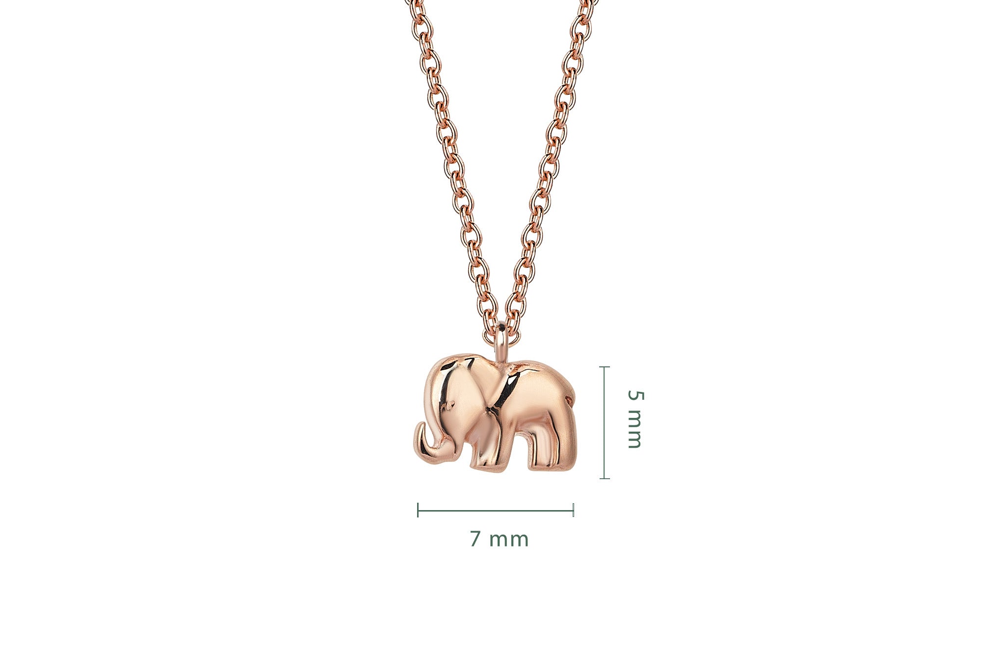 Elephants and Grass Necklace