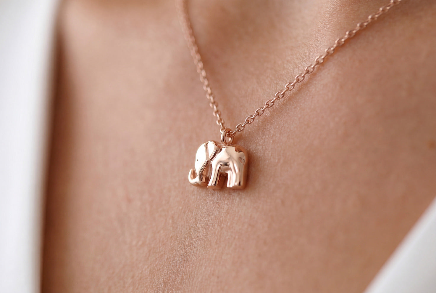 Elephants and Grass Necklace