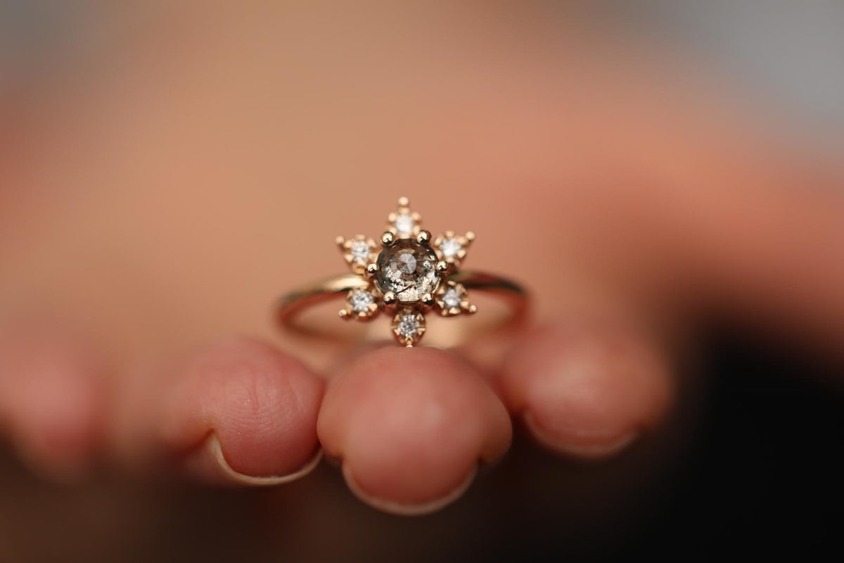 Diamond and Diamond Ring
