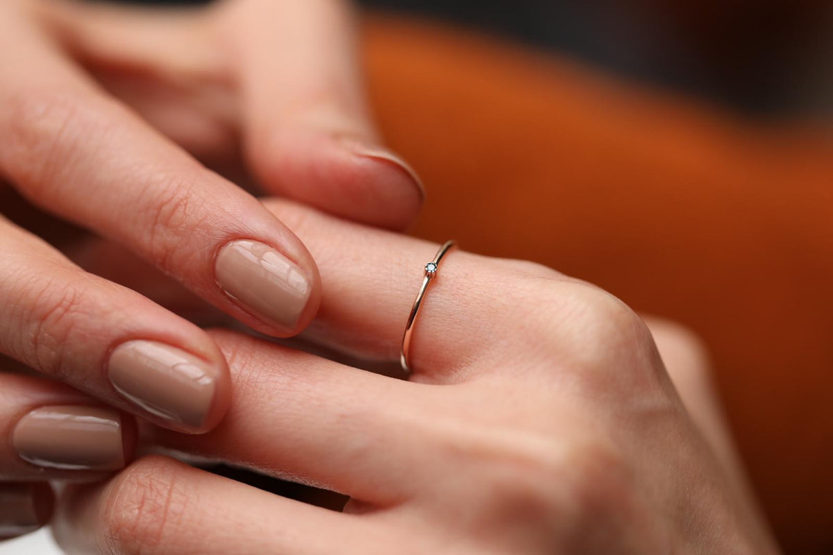 Mini Dark Blue Ring