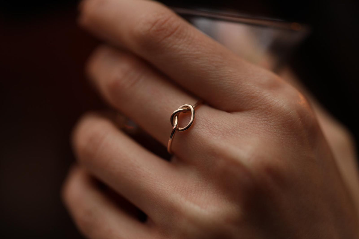 February Knot Ring