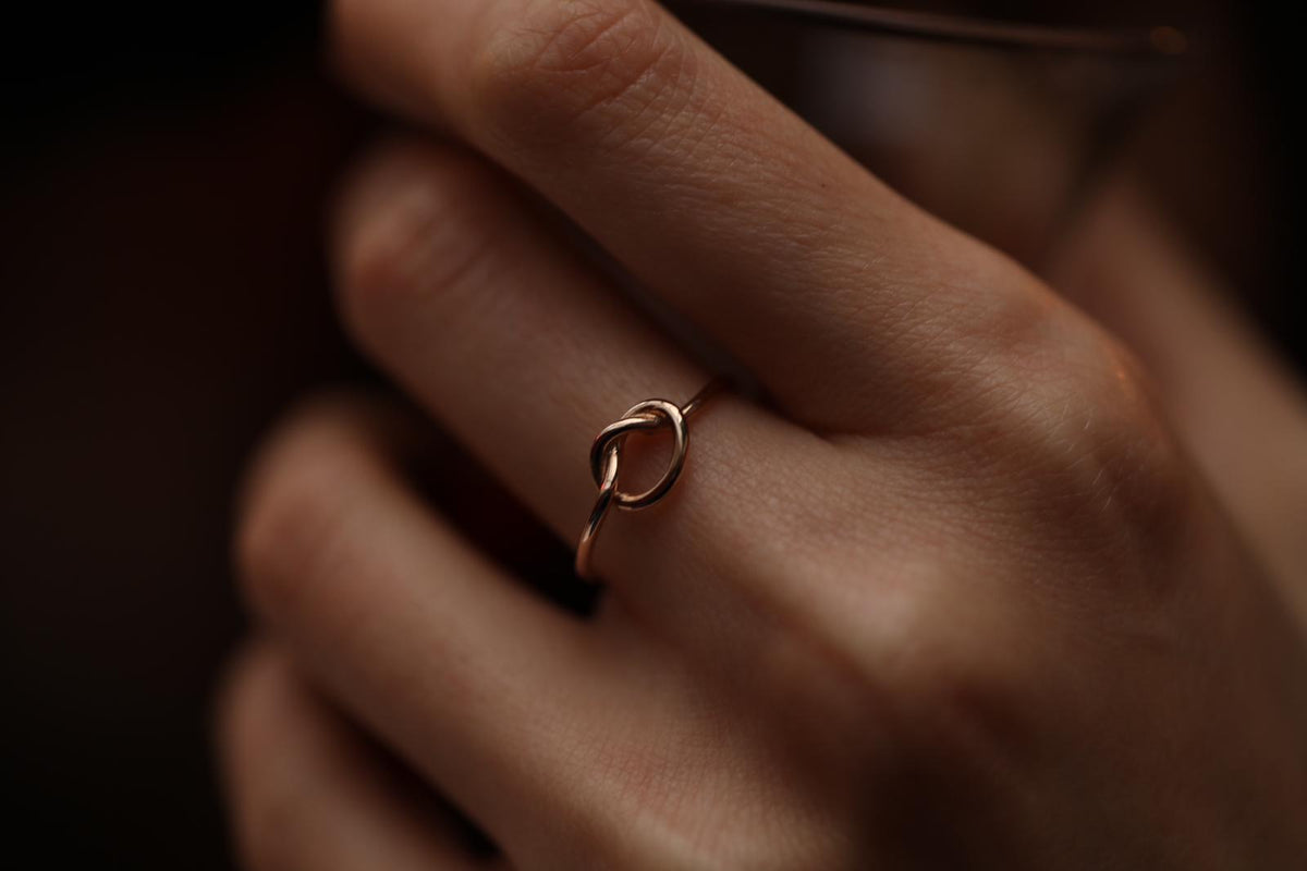 February Knot Ring