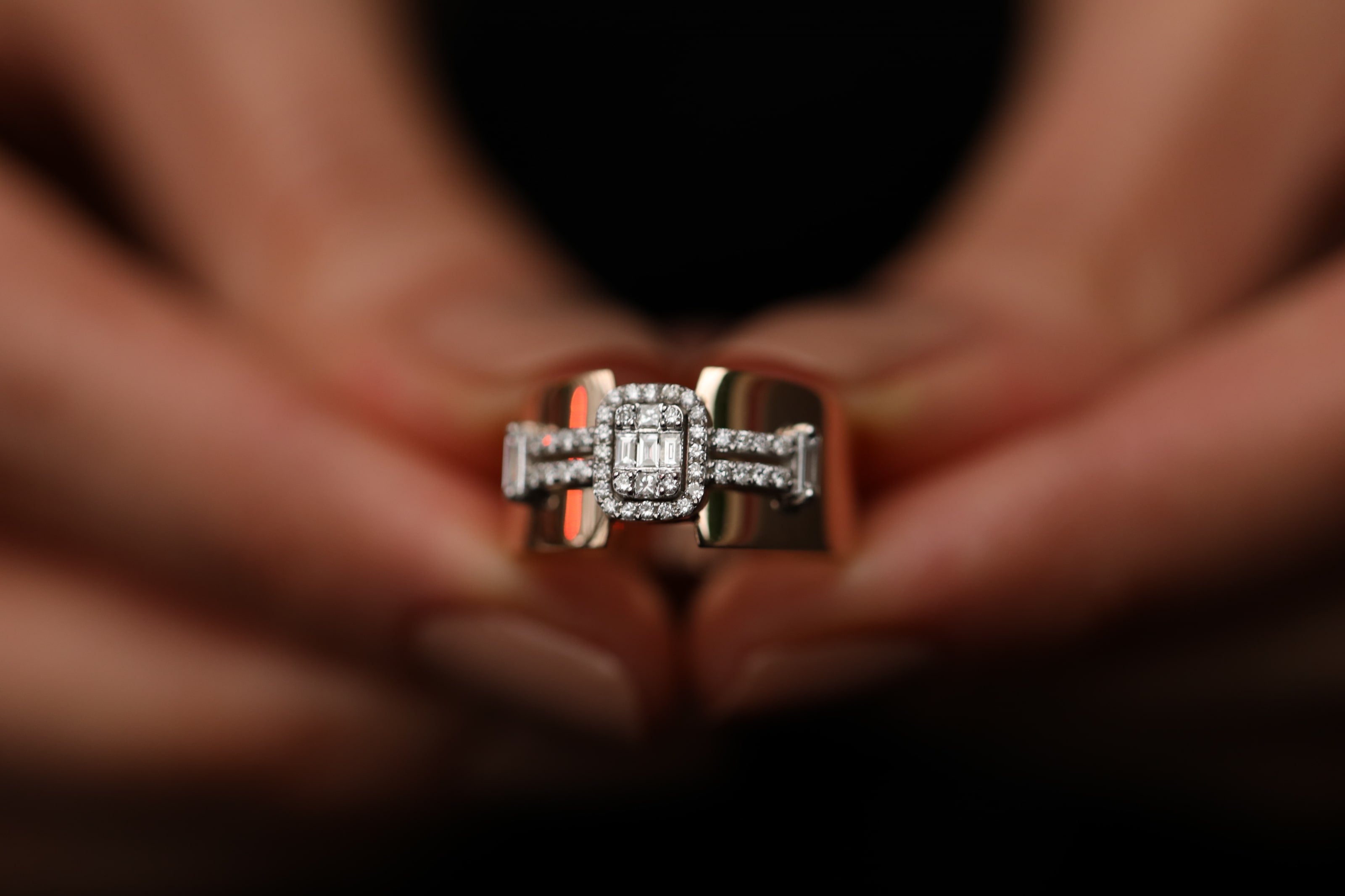 Belt Baguette Ring