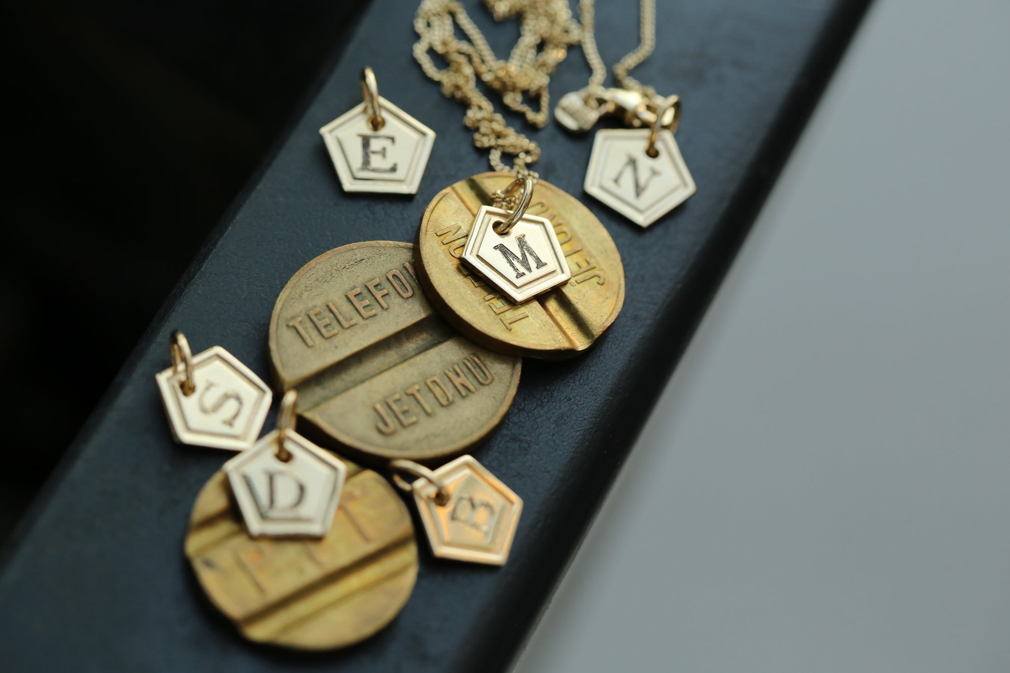 Mini Retro Coin Necklace