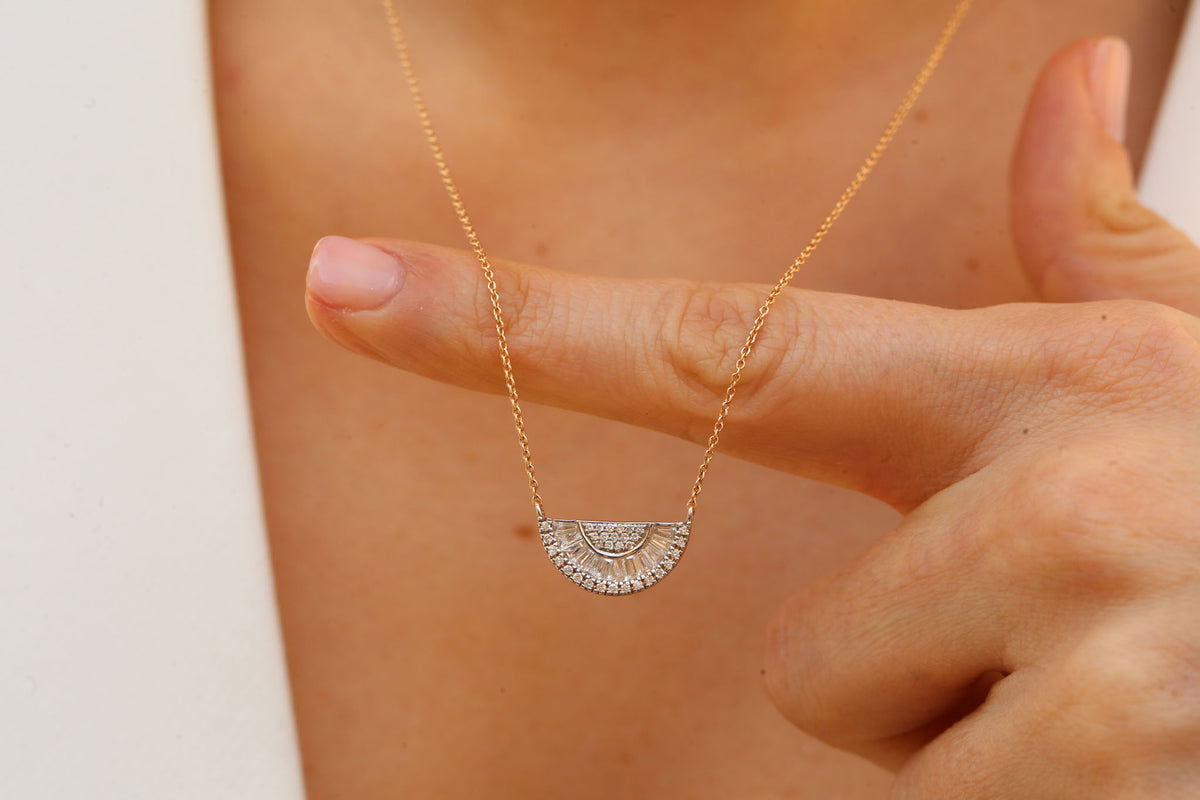 Semi Trapezoidal Necklace