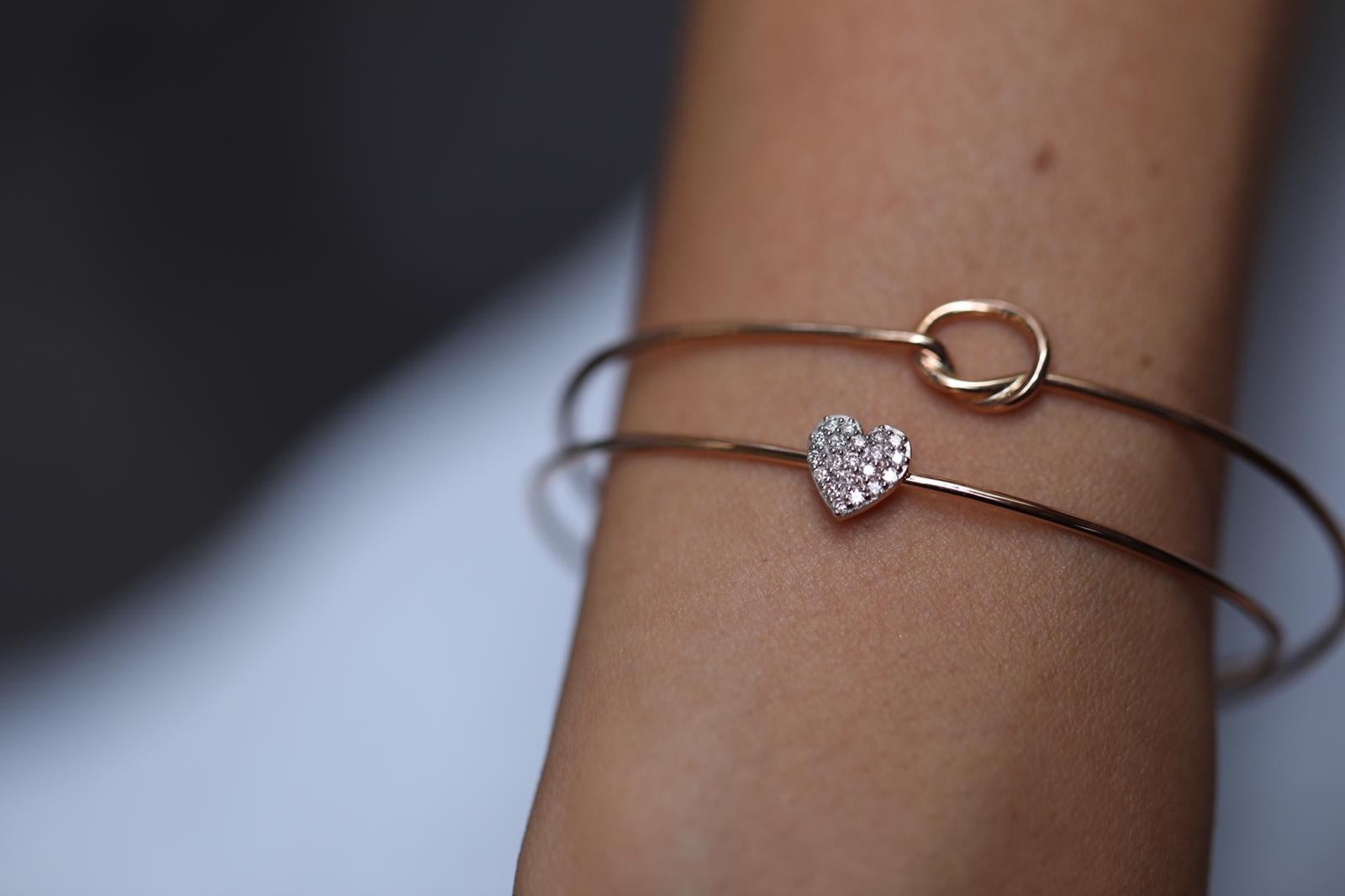 Heart Diamond Bracelet