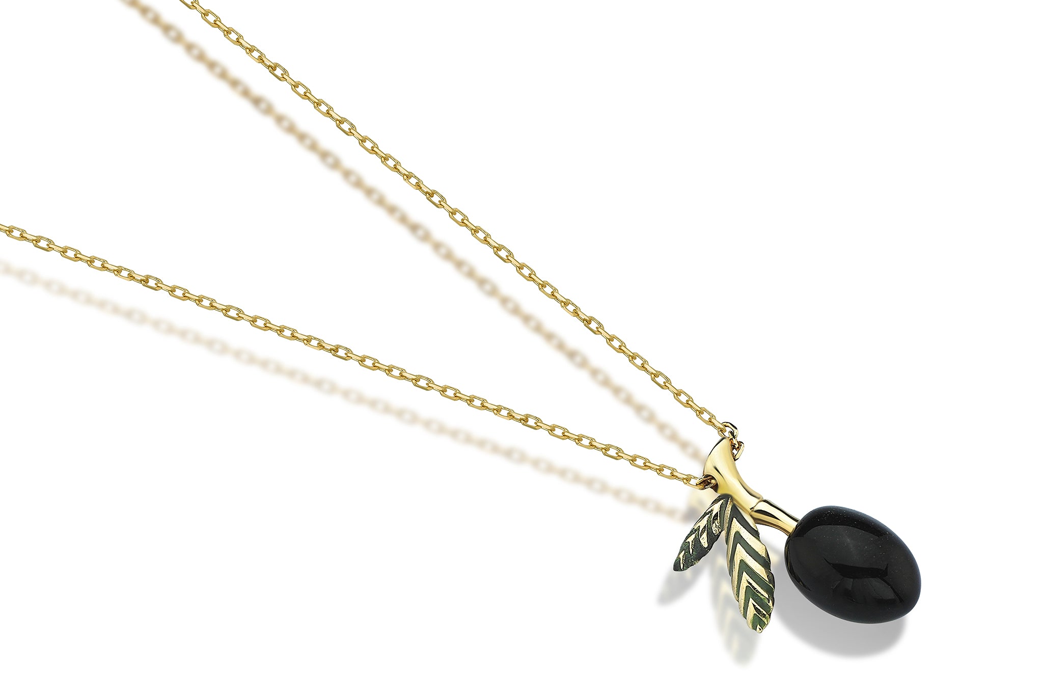 Shaded Green Necklace
