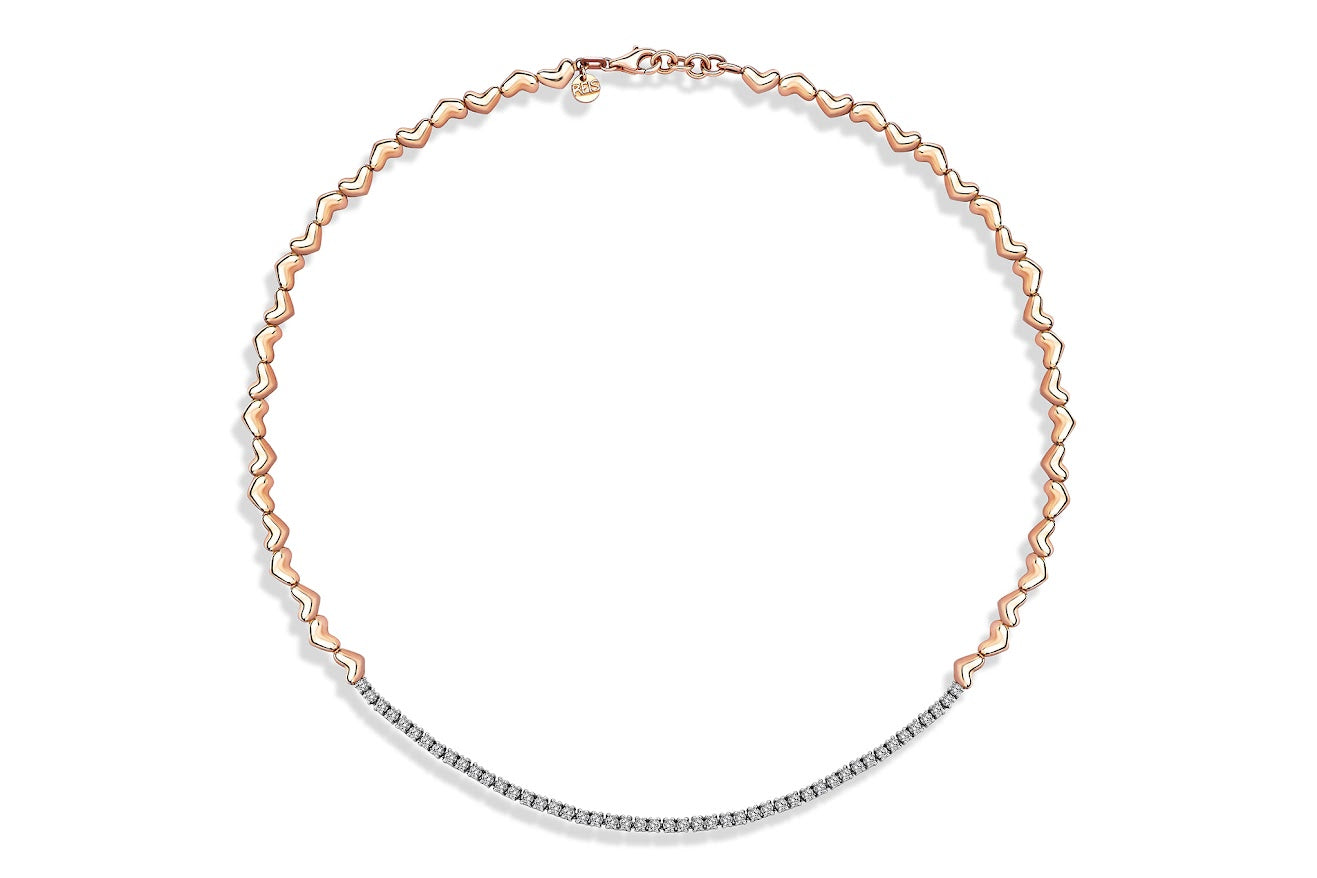 Peanut Heart Tennis Bracelet