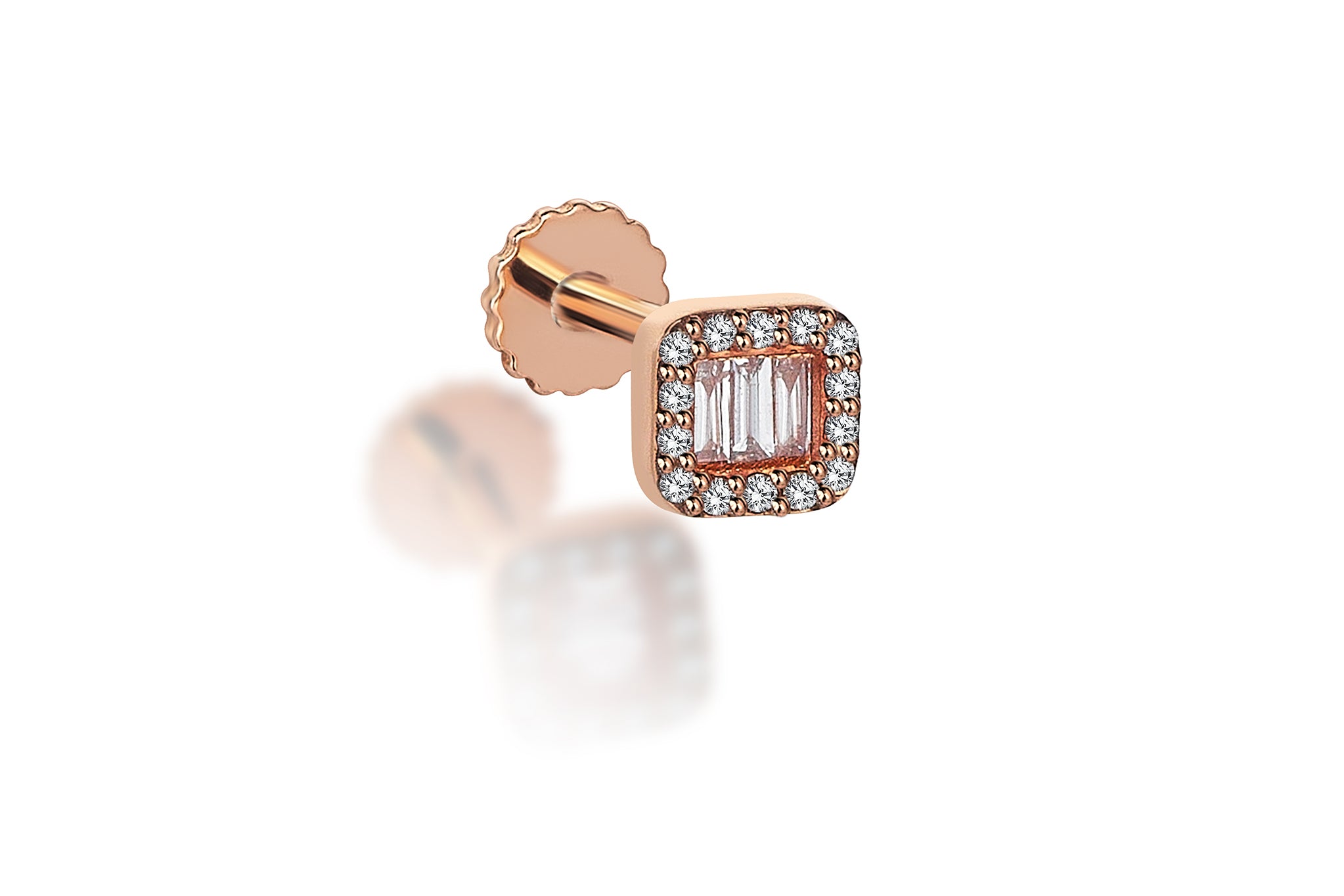 Square Baguette Piercing
