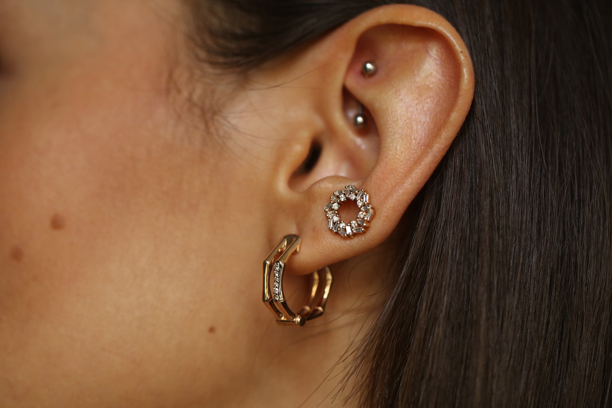 Feraye Baguette Earrings