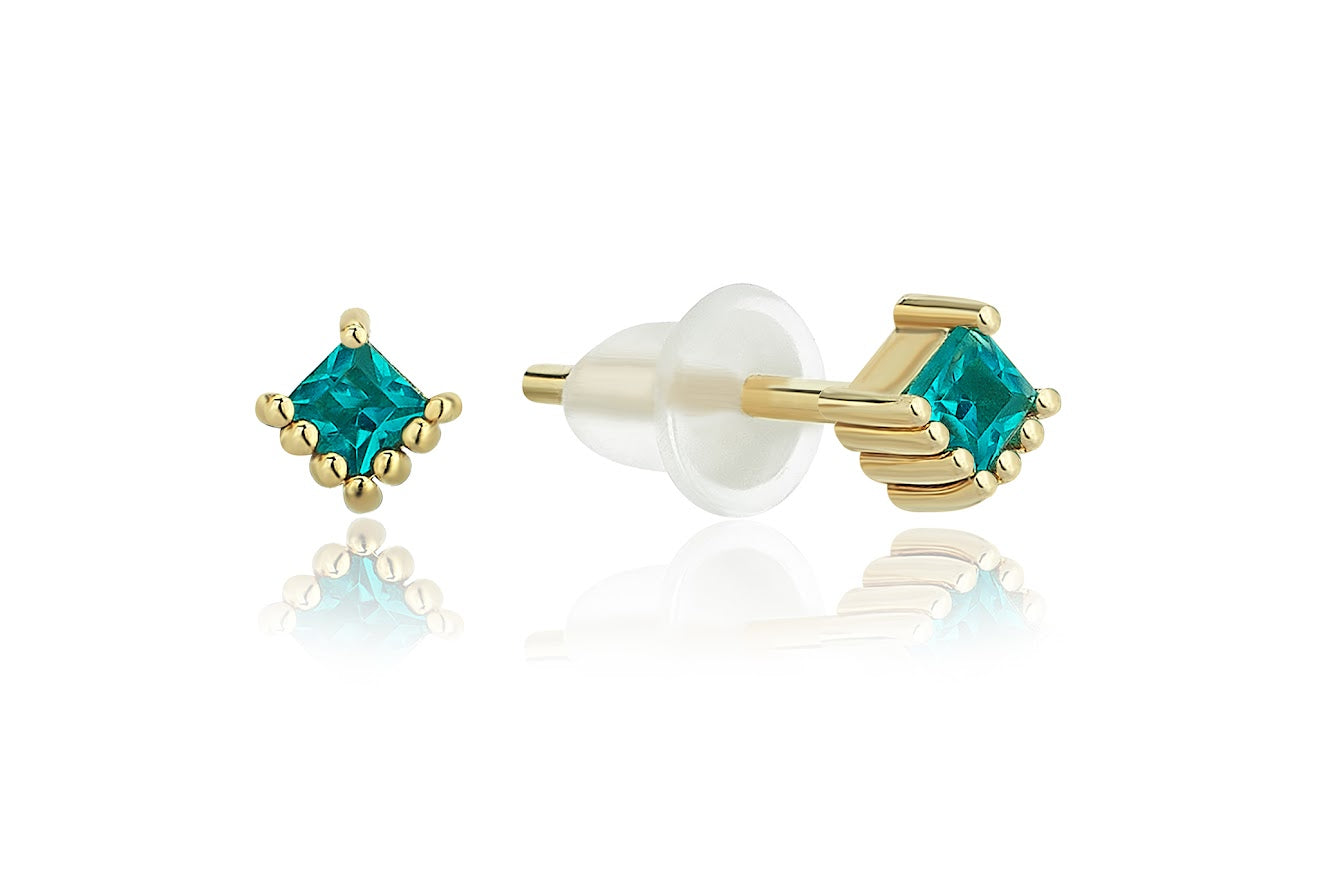 Bluey Cubes Earrings