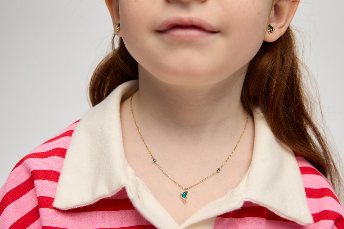 Lucky Flipper Bluey Necklace