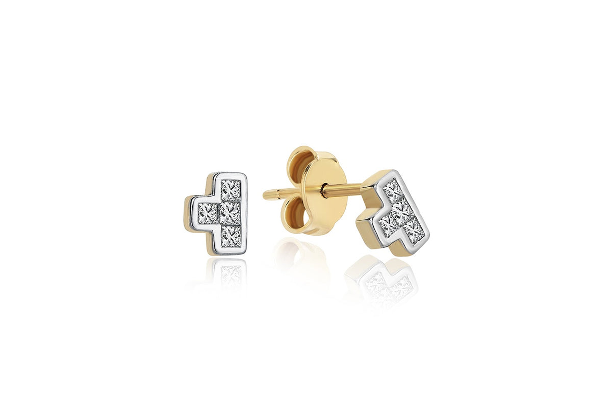 Tee Tetris Earrings