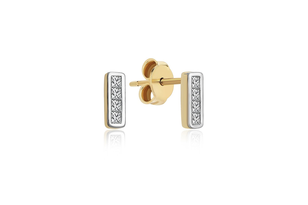 Line Tetris Earrings