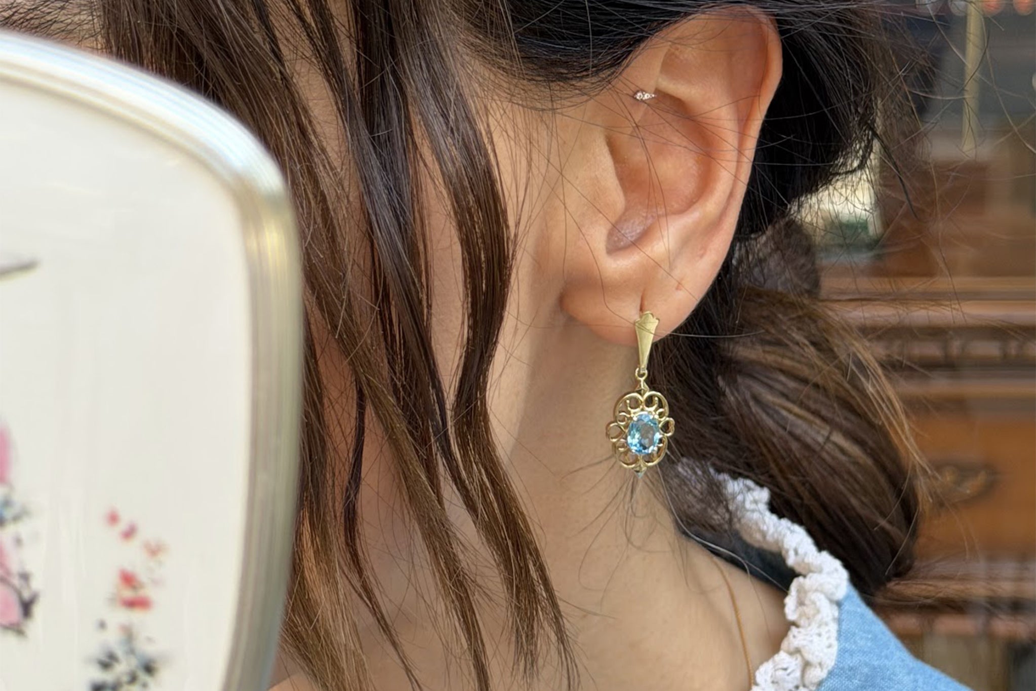 Victoria Blue Earrings
