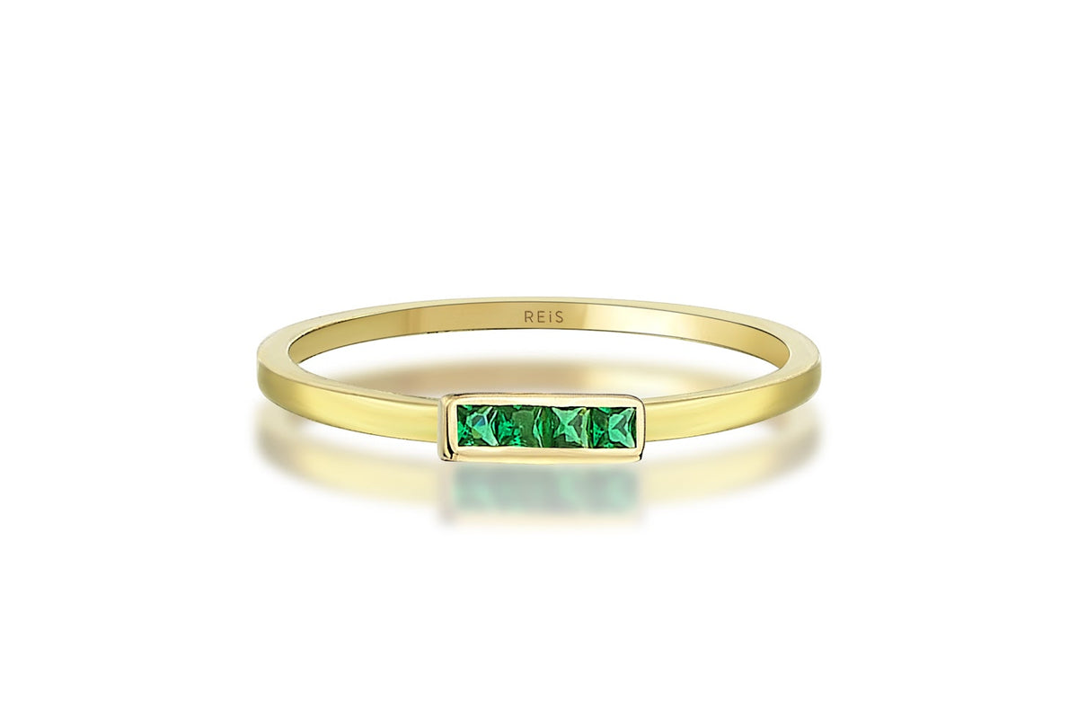 Line Tetris Green Ring